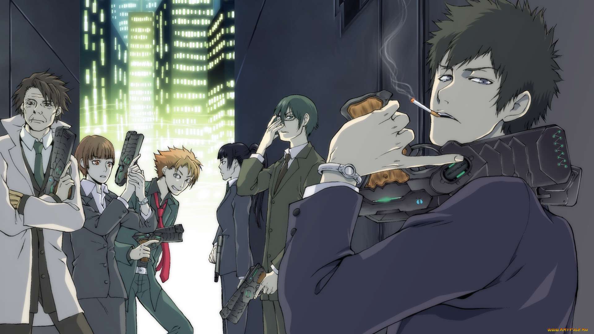 аниме, psycho-pass, психопаспорт