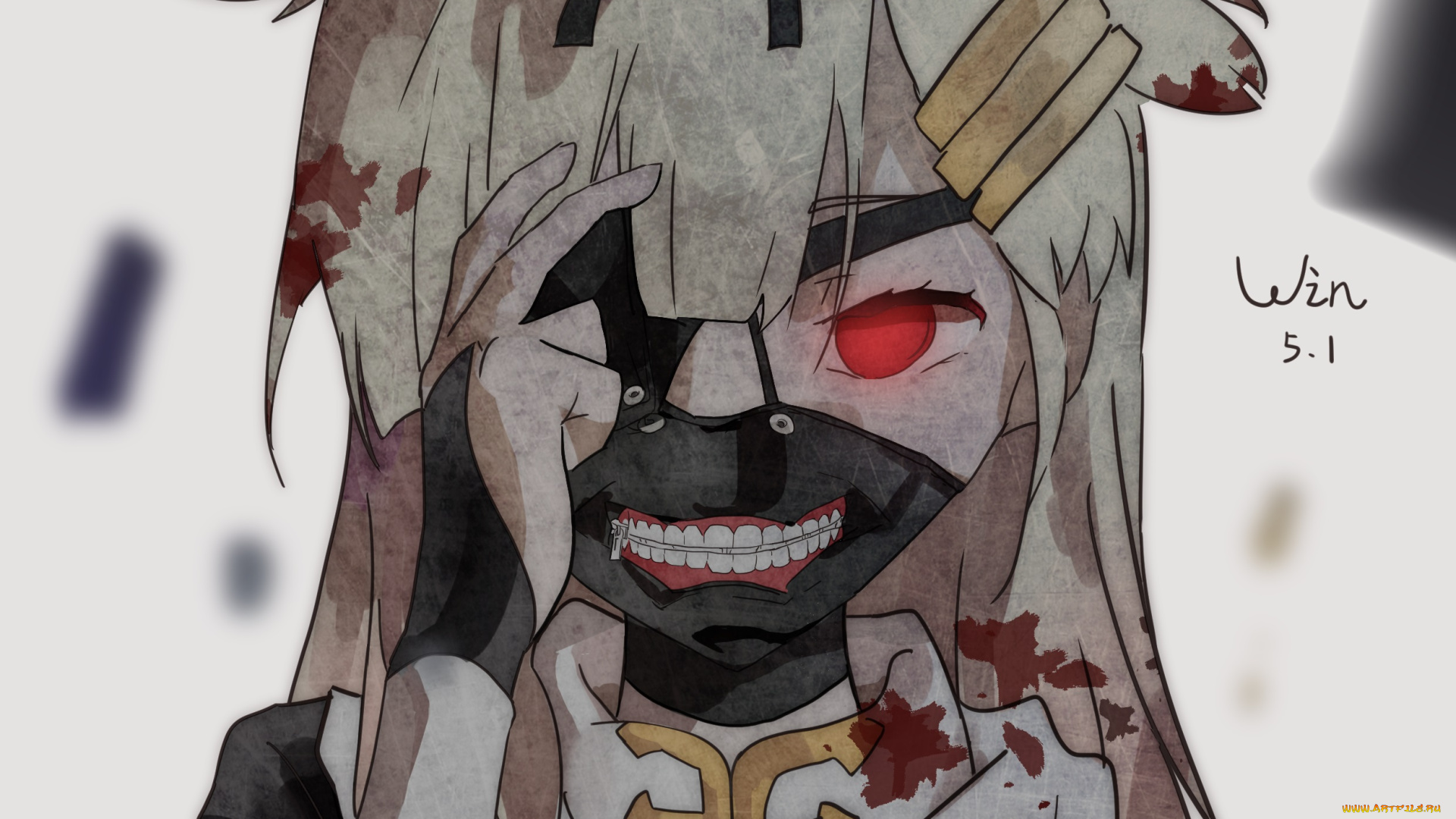 аниме, tokyo, ghoul, взгляд