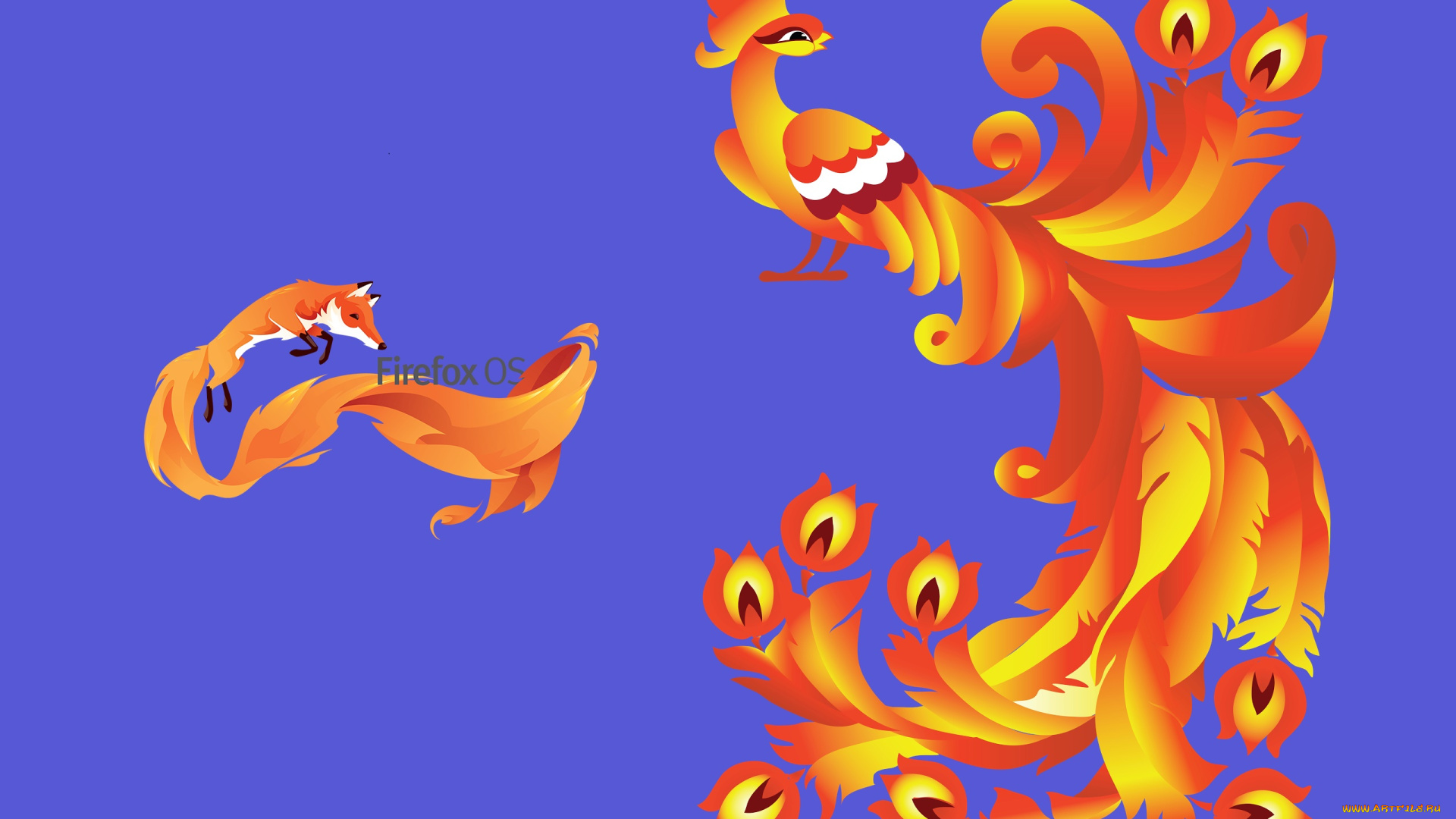 компьютеры, mozilla, firefox, фон, логотип