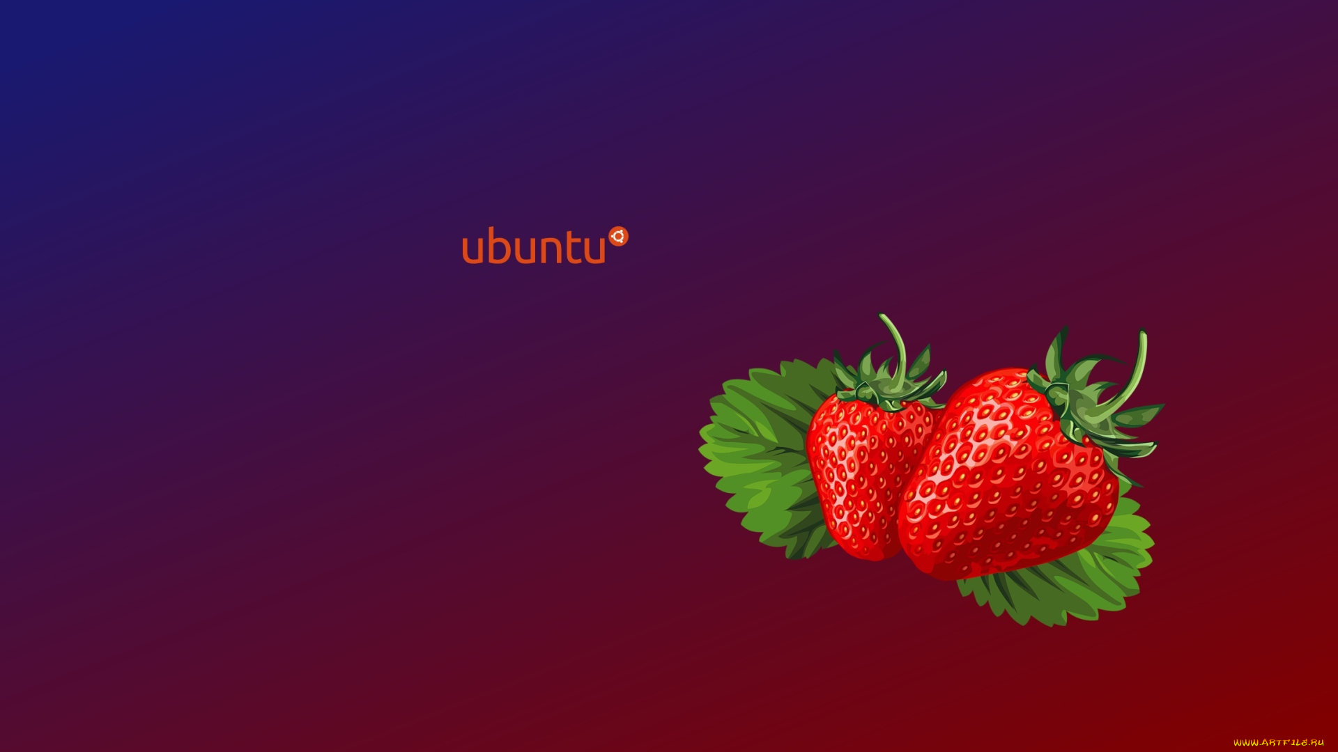 компьютеры, ubuntu, linux, фон, логотип