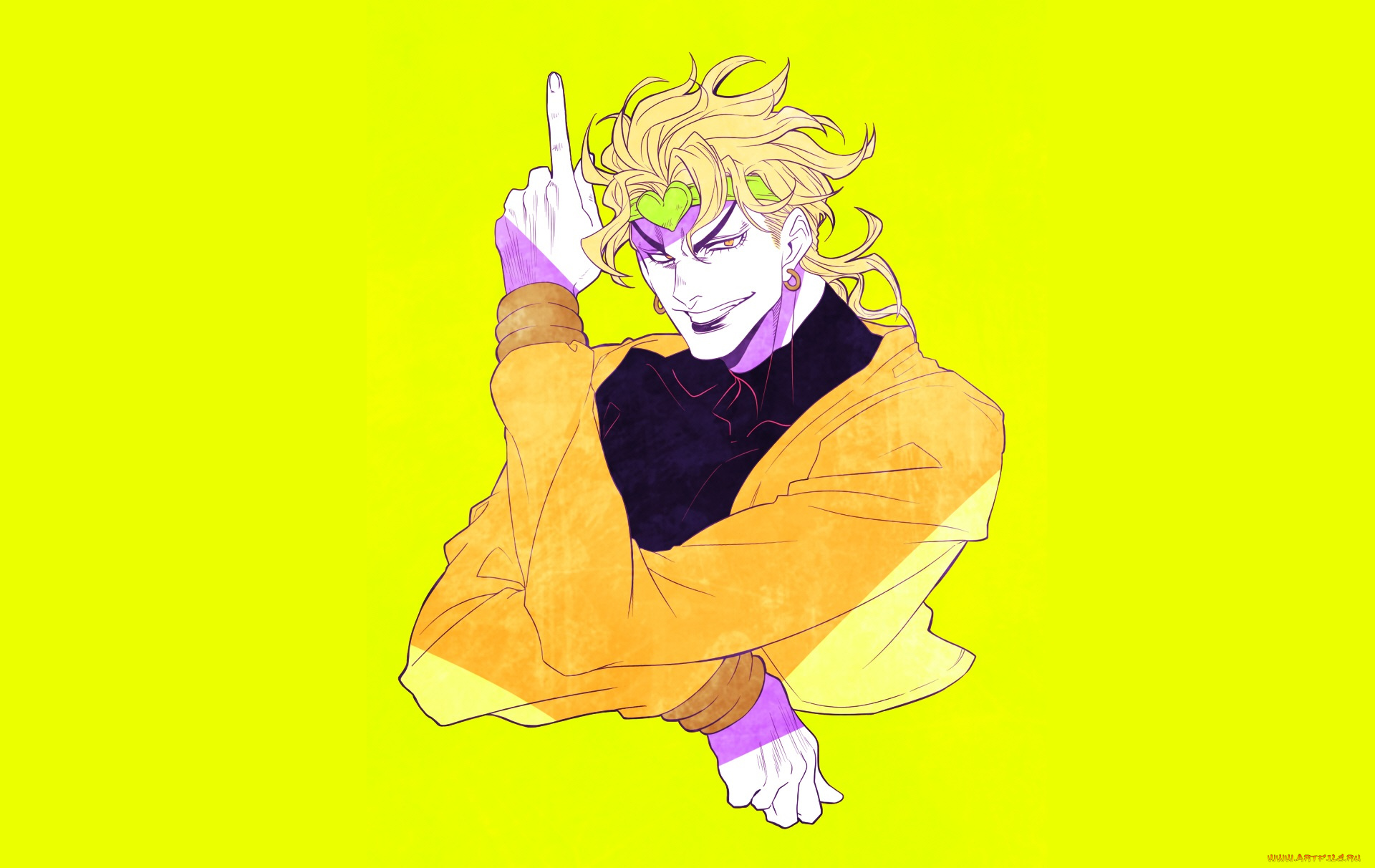 аниме, jojo`s, bizarre, adventure, парень