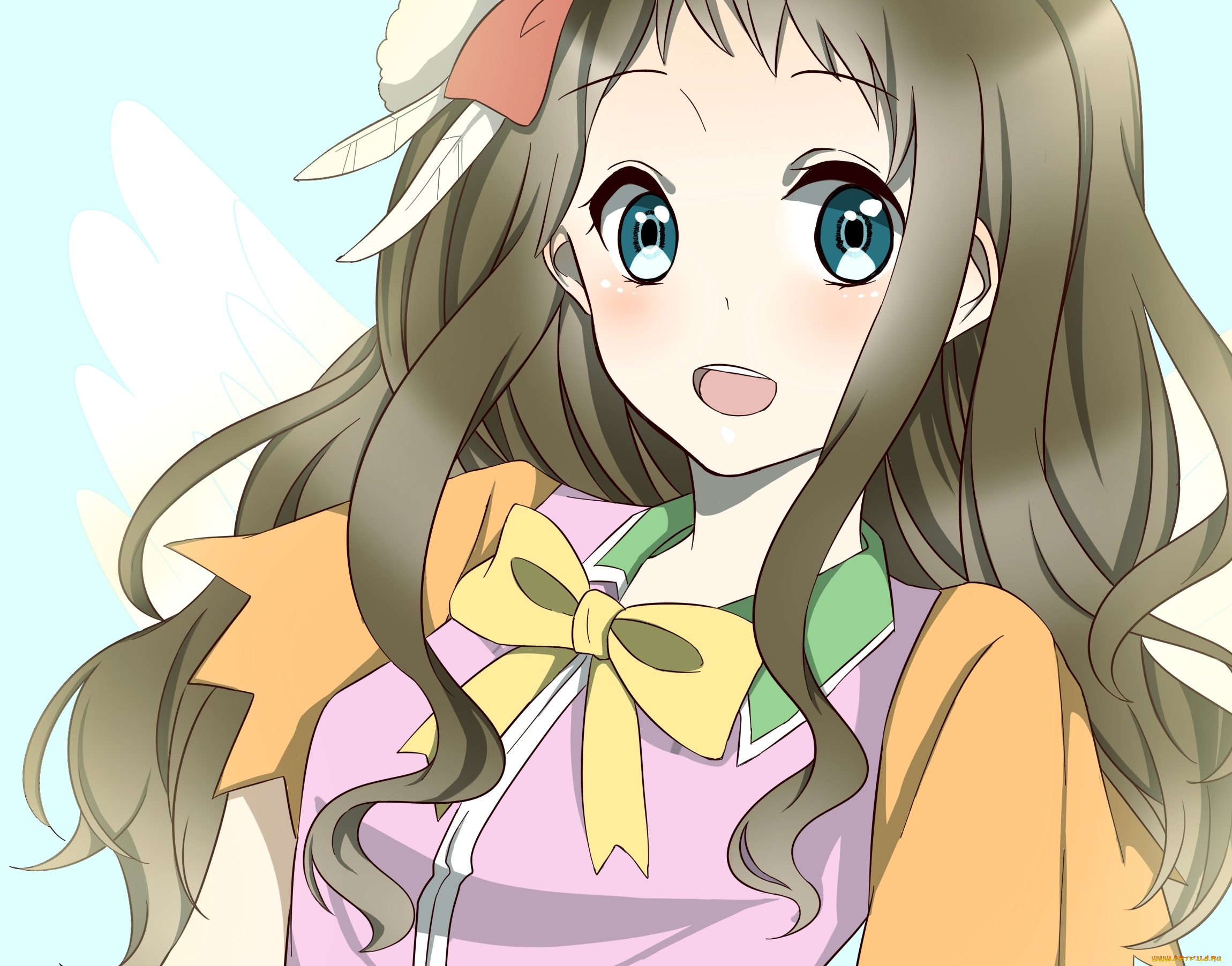 аниме, kyoukai, no, kanata, девочка