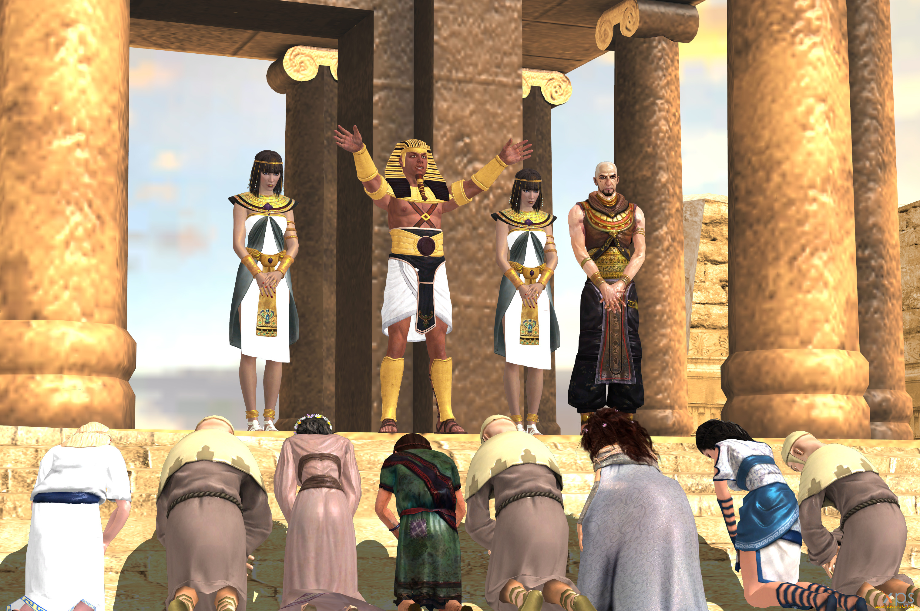 3д, графика, фантазия, , fantasy, девушки, взгляд, фон