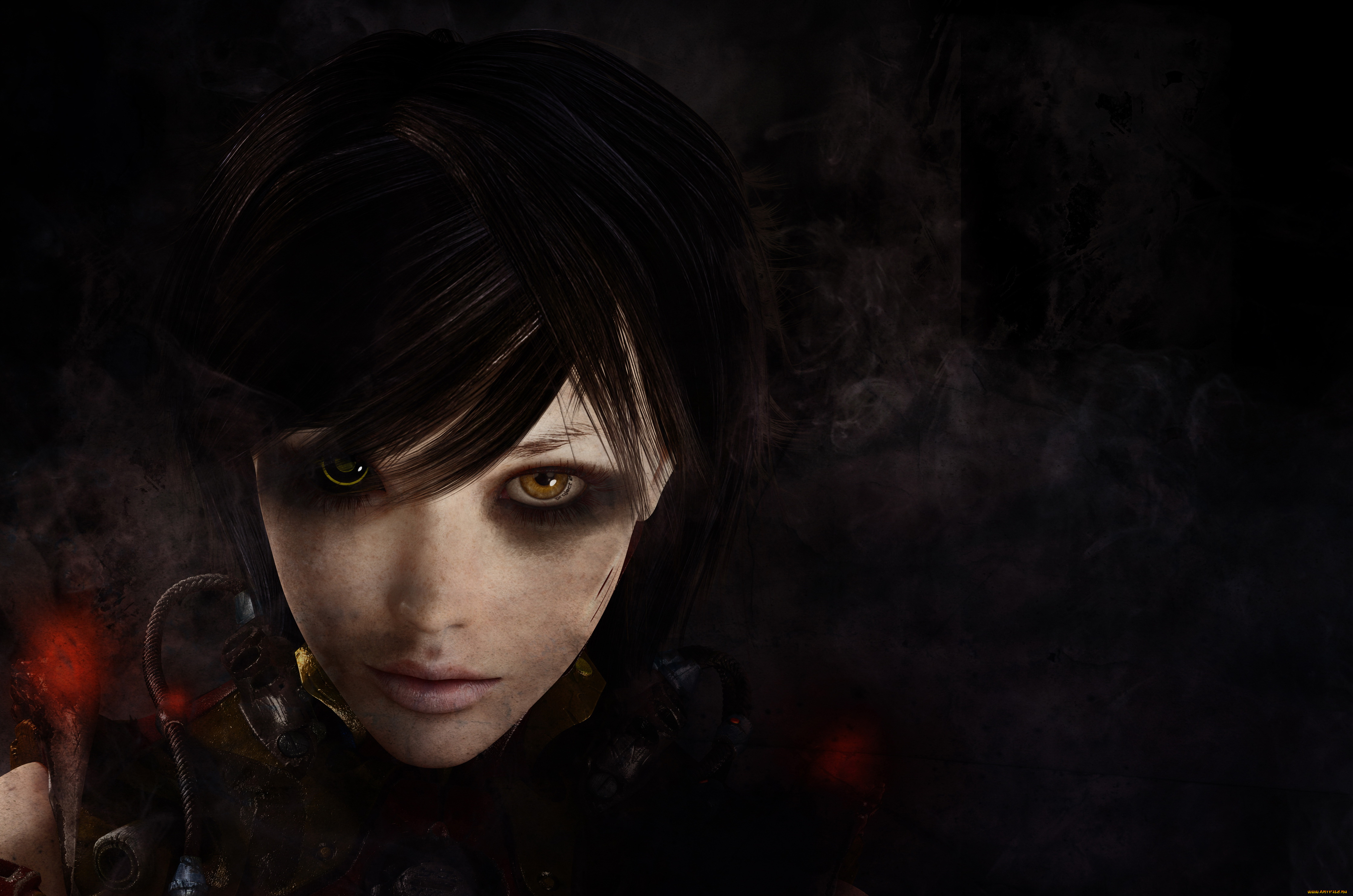 фэнтези, девушки, взгляд, фон, девушка