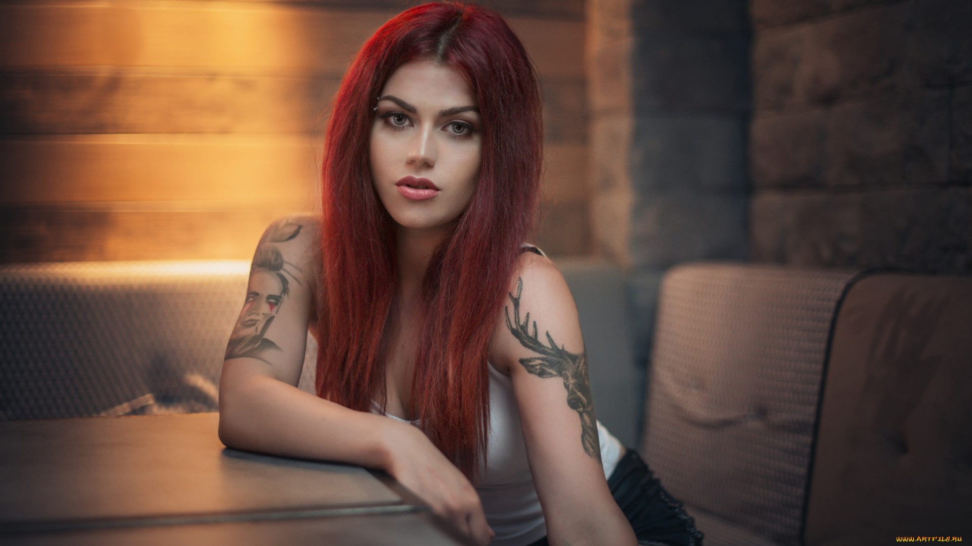 девушки, -unsort, , рыжеволосые, и, другие, модель