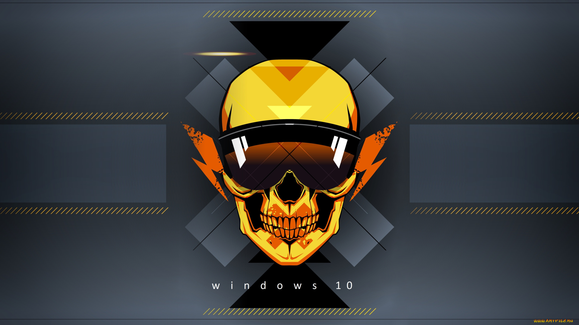 компьютеры, windows, , 10, Череп, pevunova, nadezhda, skulls, фон, fashion, illustration, логотип