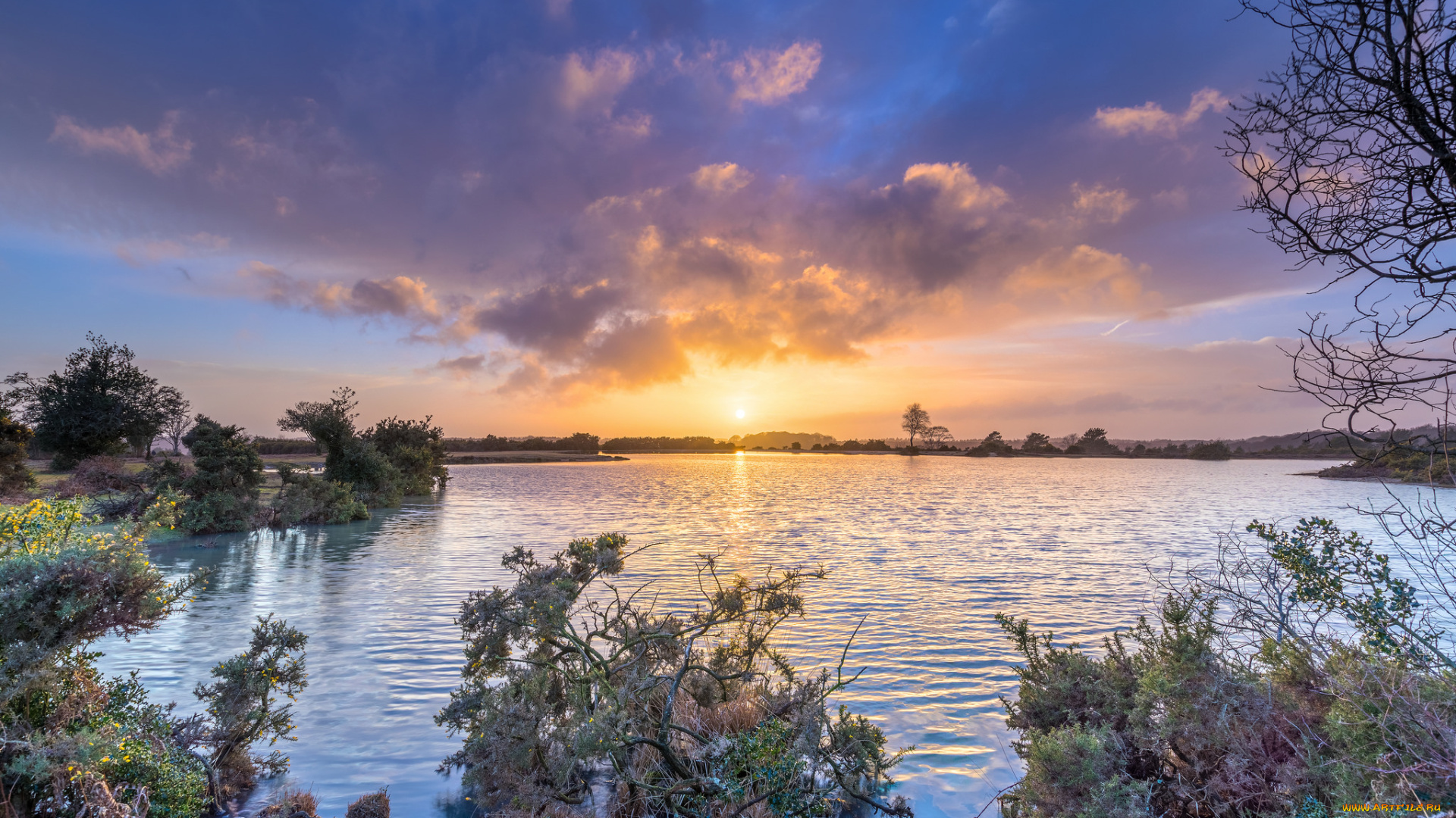 природа, восходы, закаты, простор