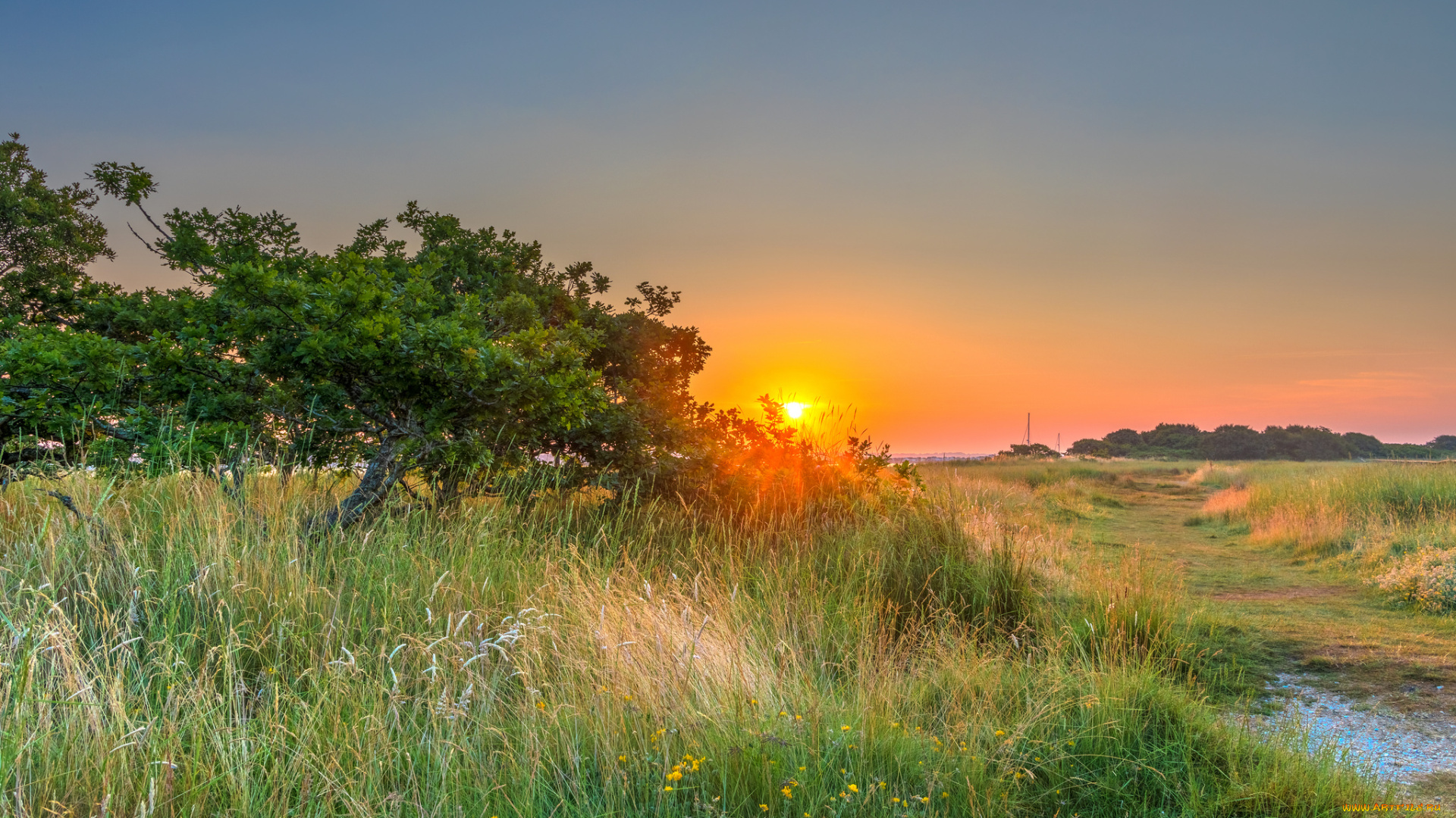 природа, восходы, закаты, простор