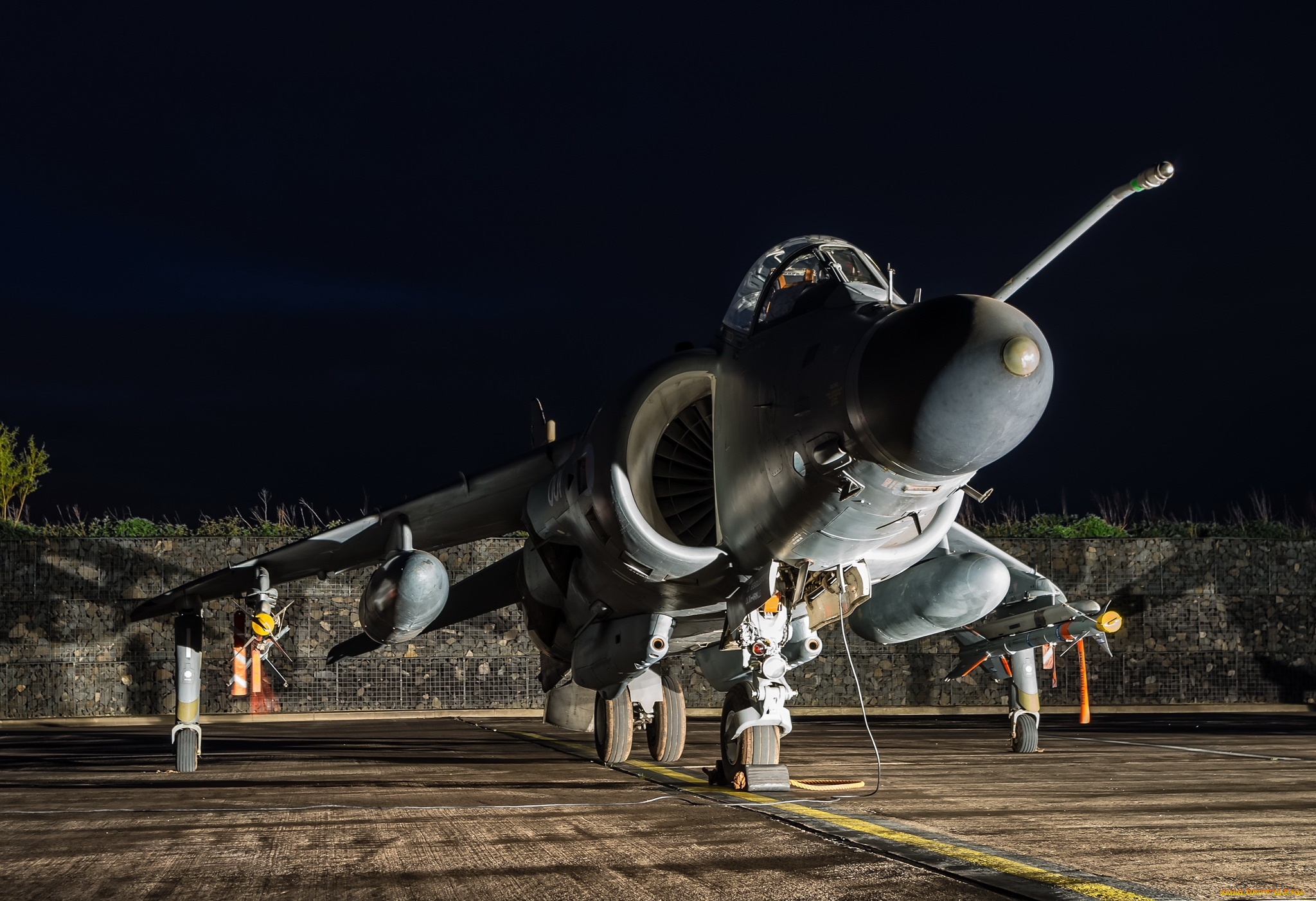 авиация, боевые, самолёты, оружие, самолёт, ночь, harrier, fa, 2