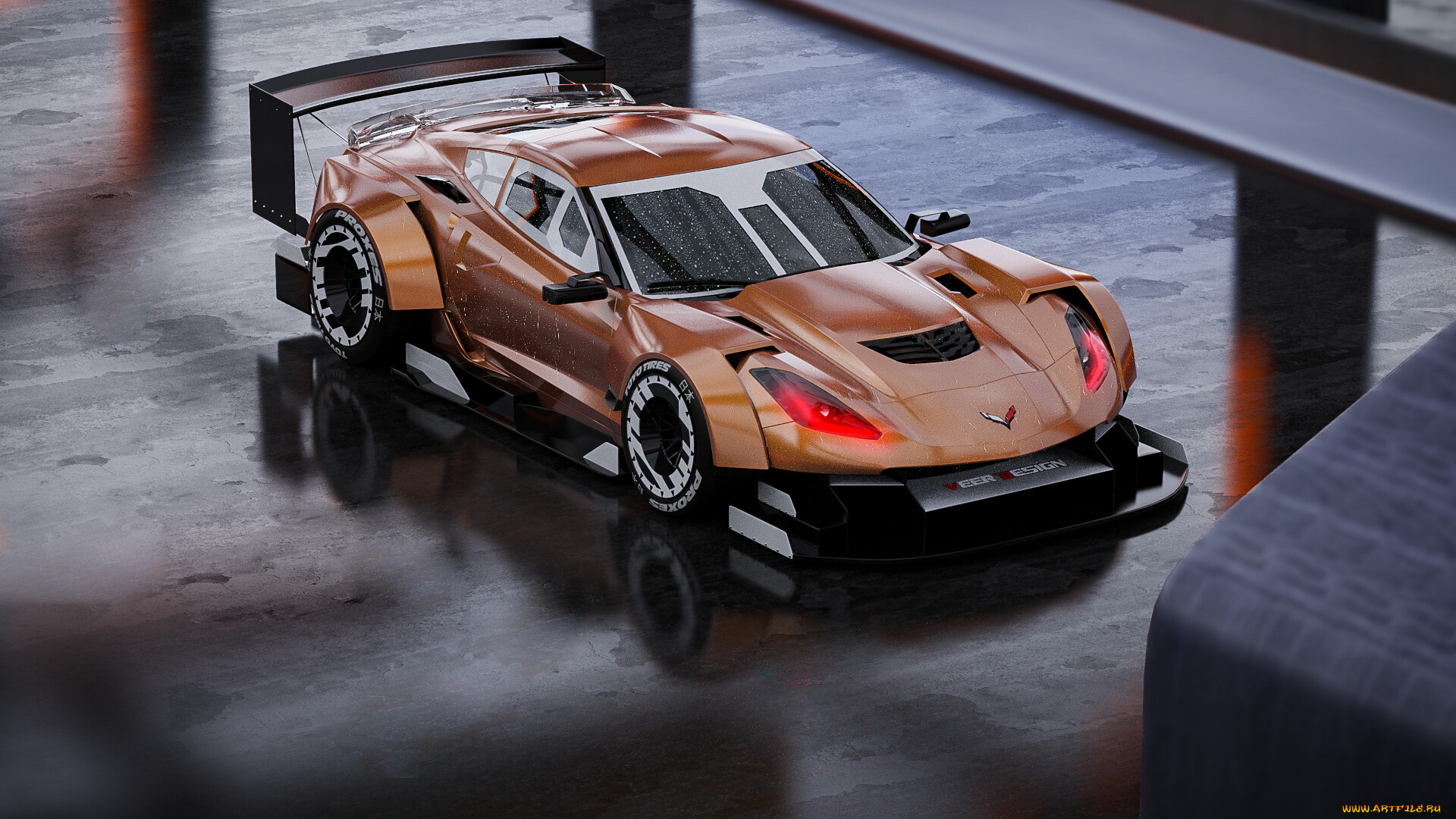 chevrolet, corvette, автомобили, 3д, chevrolet, corvette, stingray, американский, зверь, на, колёсах