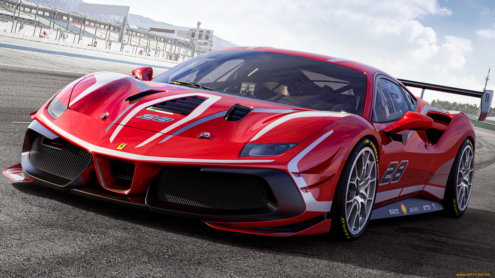 ferrari, 488, challenge, evo, 2020, автомобили, ferrari, 488, challenge, evo, 2020, жгучая, девушка, из, италии