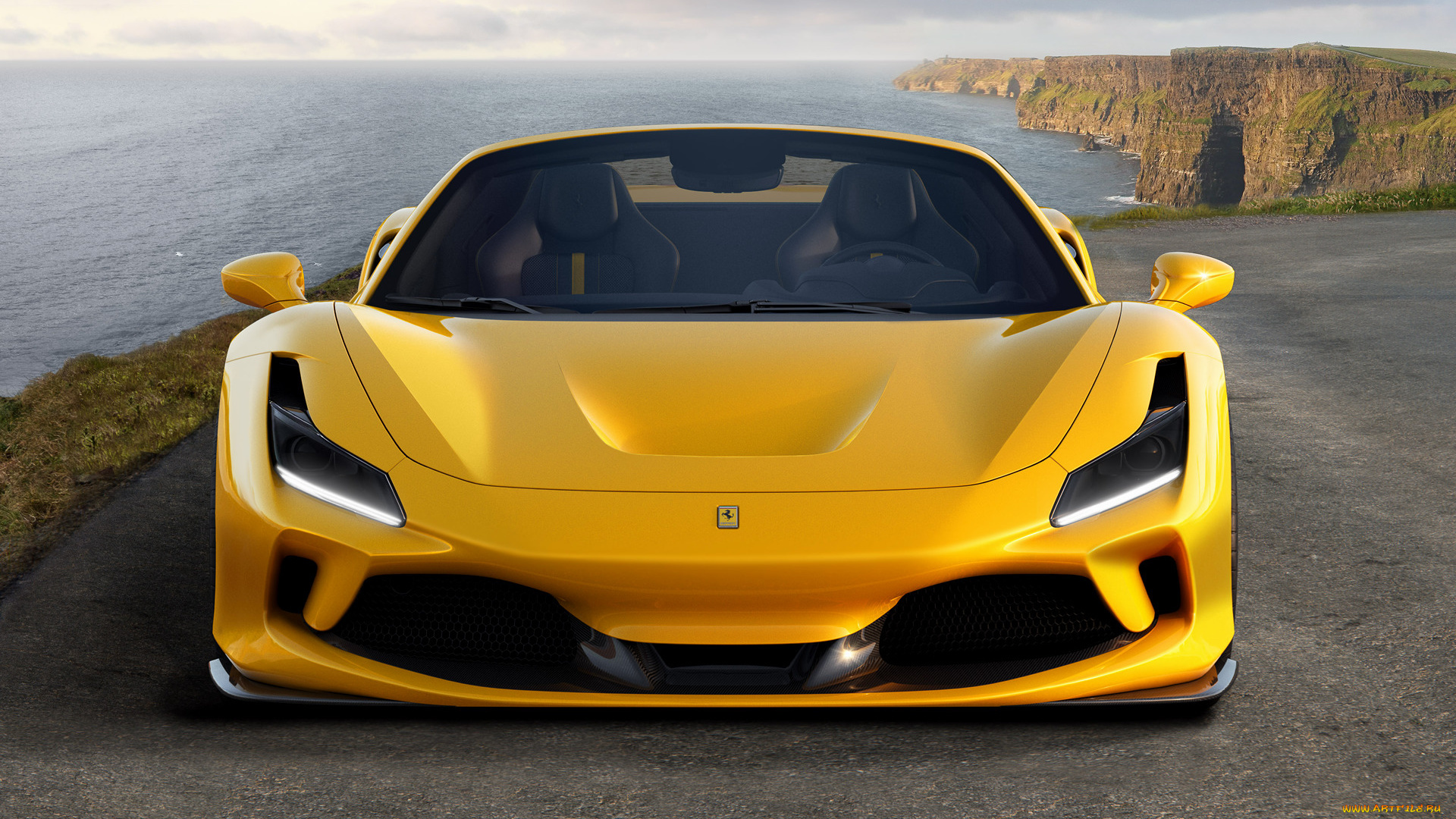 ferrari, f8, spider, 2020, автомобили, ferrari, f8, spider, 2020, жгучая, девушка, из, италии