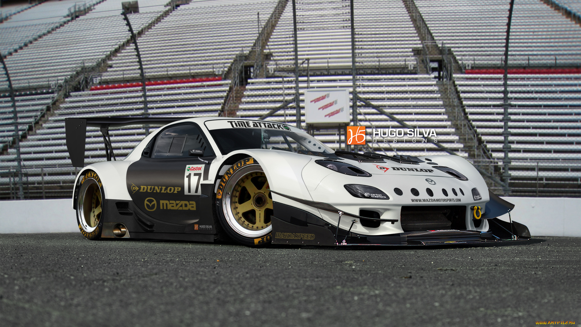 mazda, rx-7, автомобили, 3д, mazda, rx7, rx-7, роторное, чудовище, japan, legend, японская, легенда