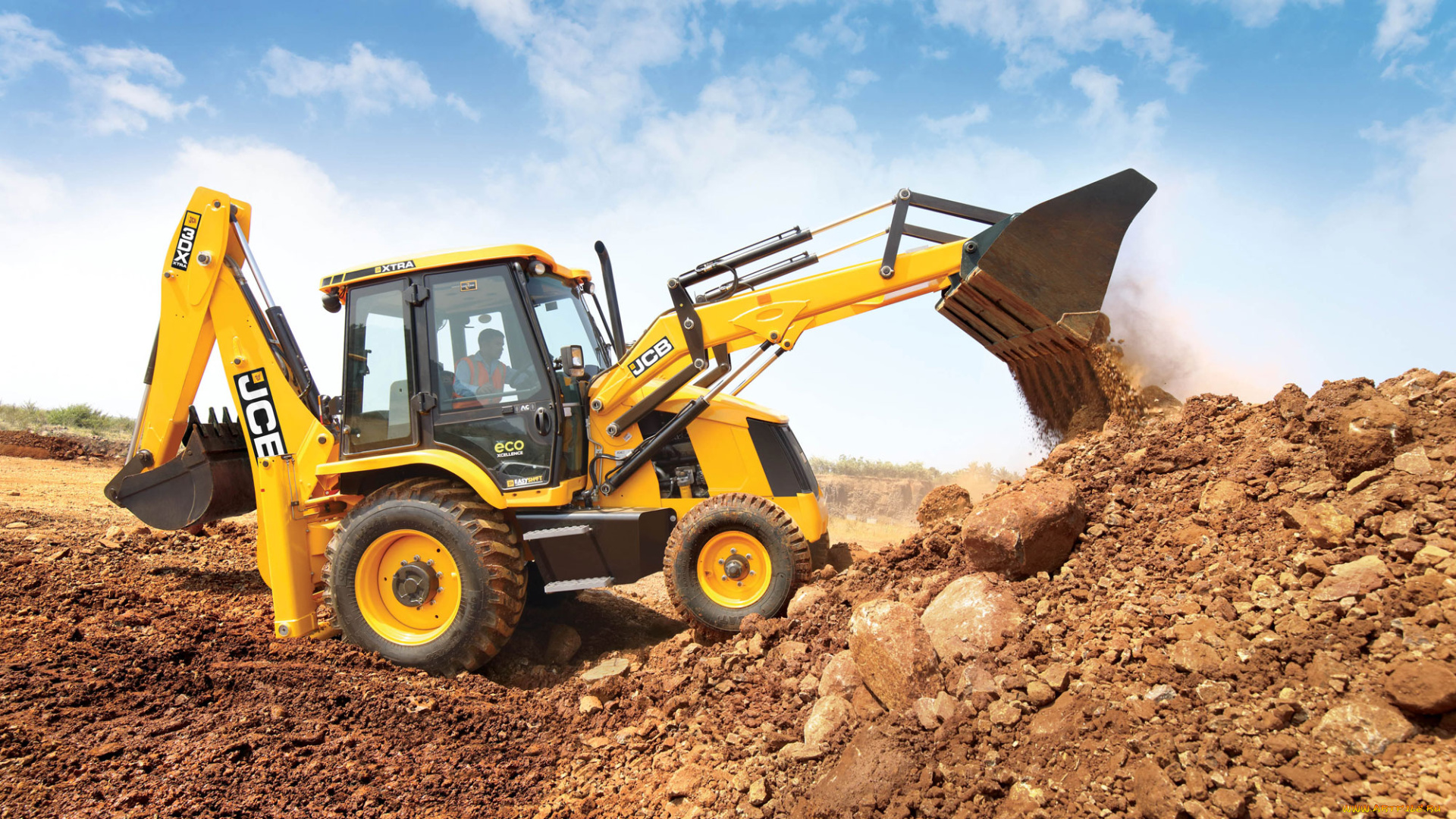 техника, фронтальные, погрузчики, jcb