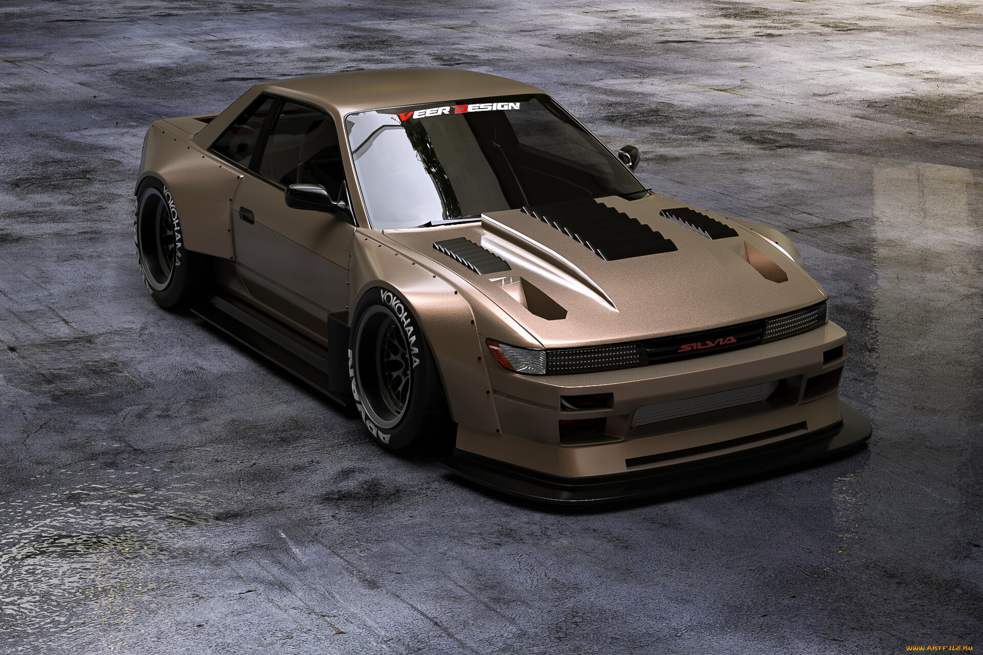 nissan, silvia, автомобили, 3д, nissan, silvia, крутой, японский, самурай, который, умеет, валить, боком, и, не, только