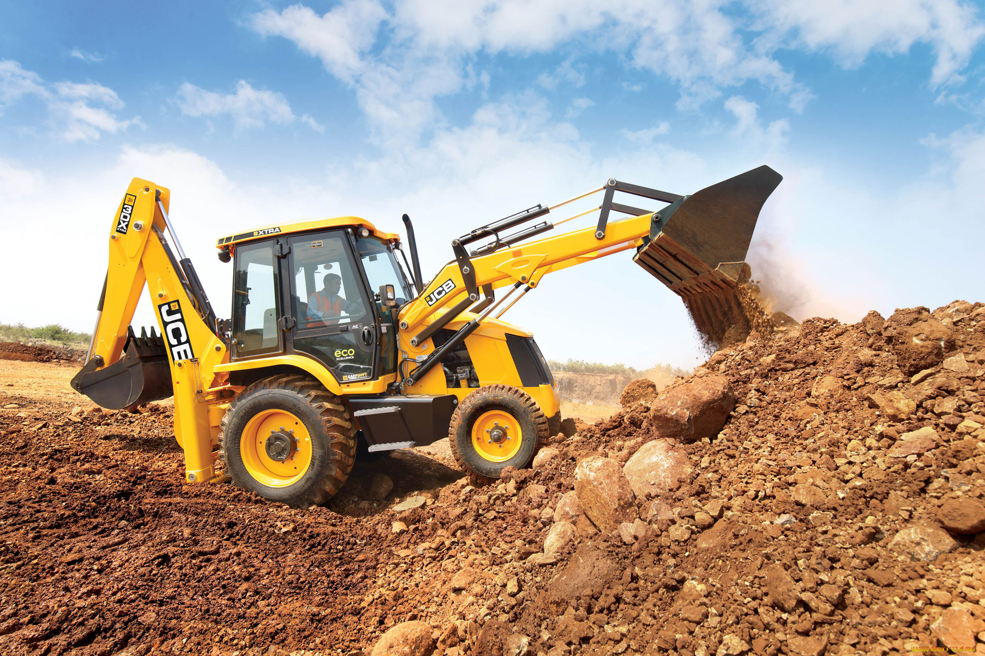 техника, фронтальные, погрузчики, jcb