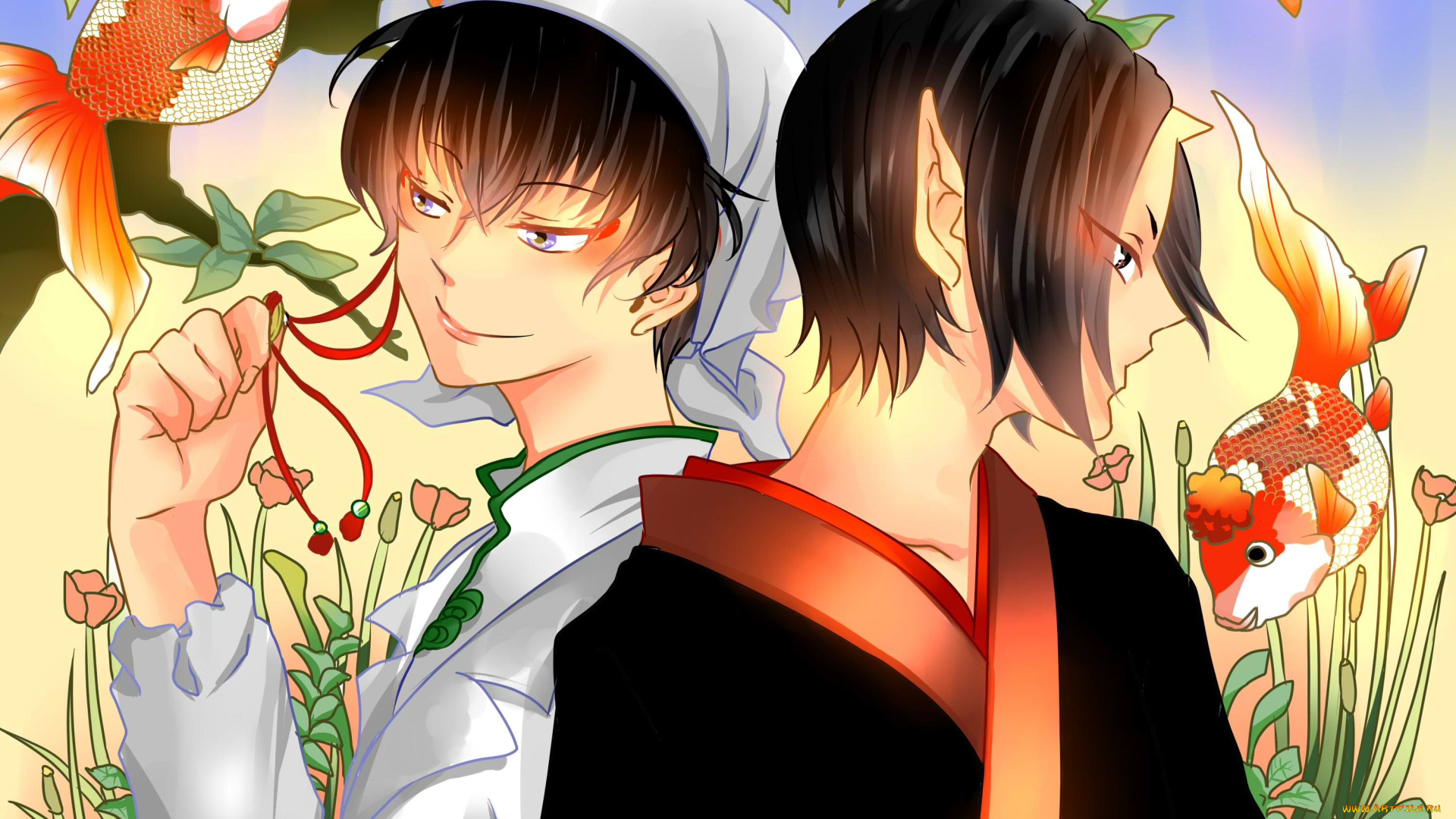 аниме, hoozuki, no, reitetsu, хладнокровный, ходзуки