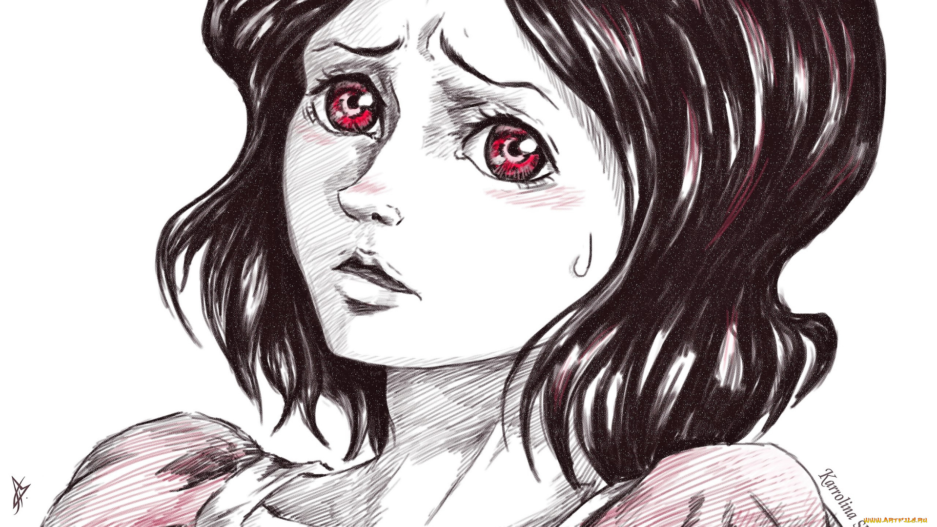 аниме, one, piece, девушка, лицо