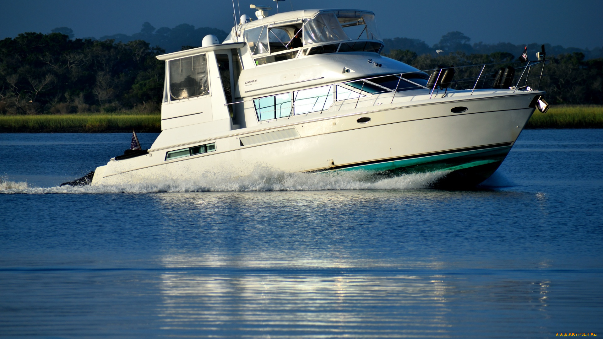 корабли, яхты, река, яхта