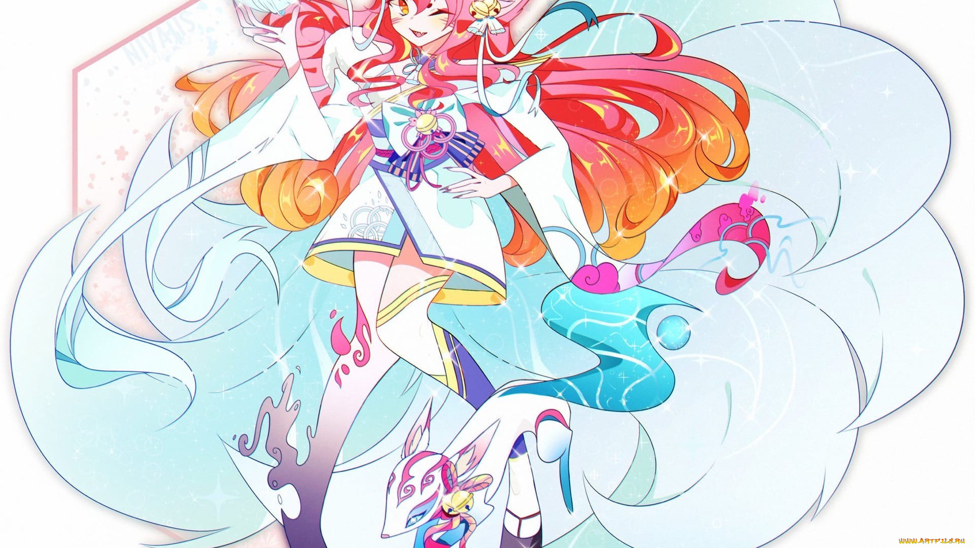 видео, игры, league, of, legends, ahri