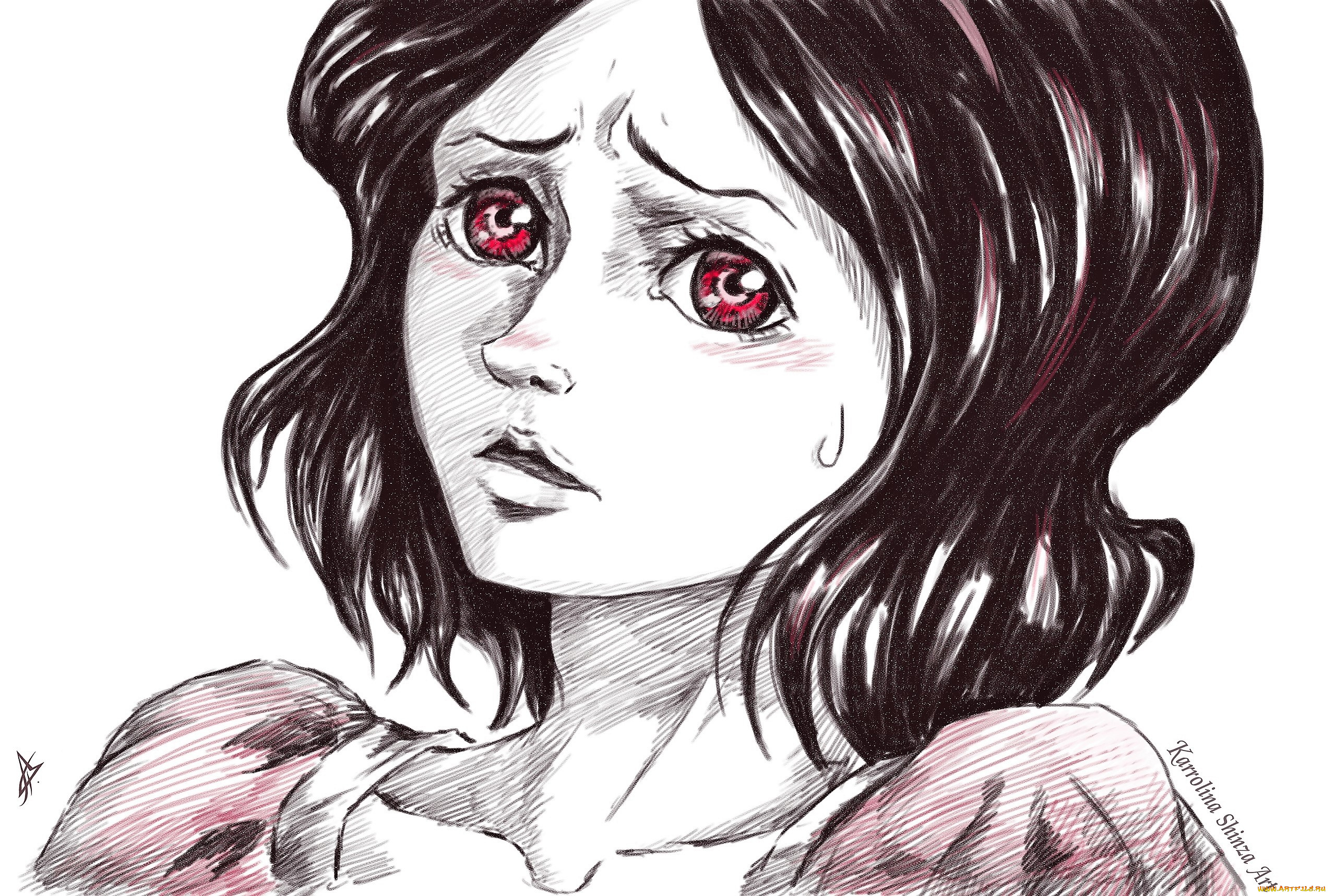 аниме, one, piece, девушка, лицо