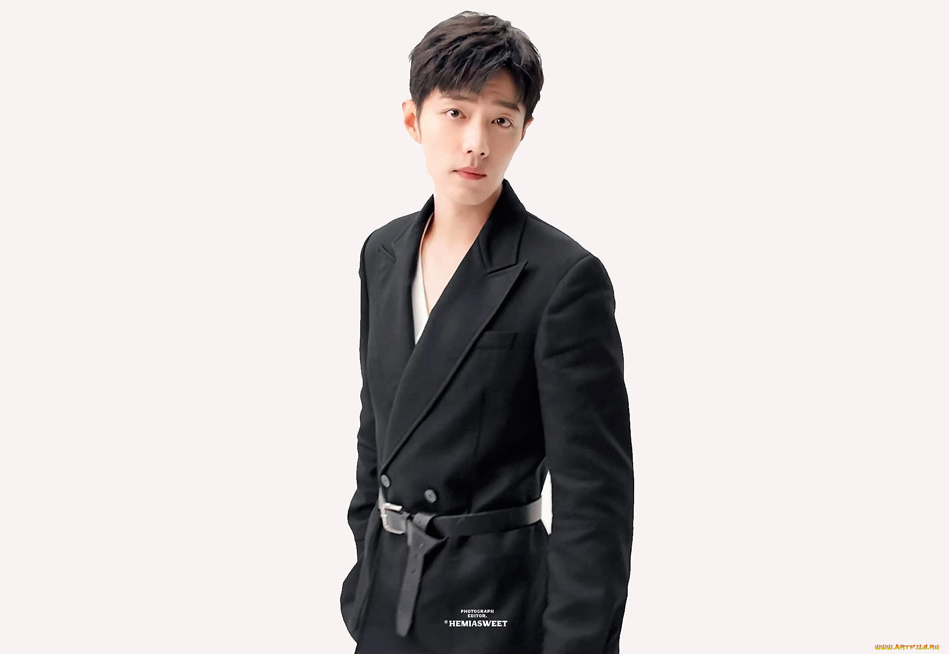 мужчины, xiao, zhan, актер, пиджак, пояс