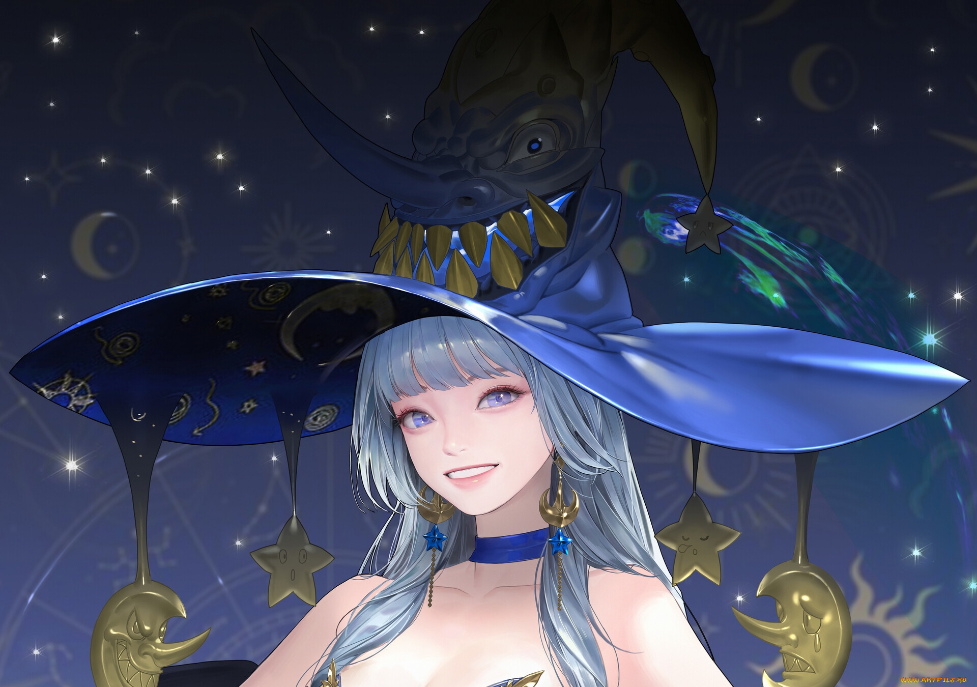 аниме, магия, , колдовство, , halloween, девушка