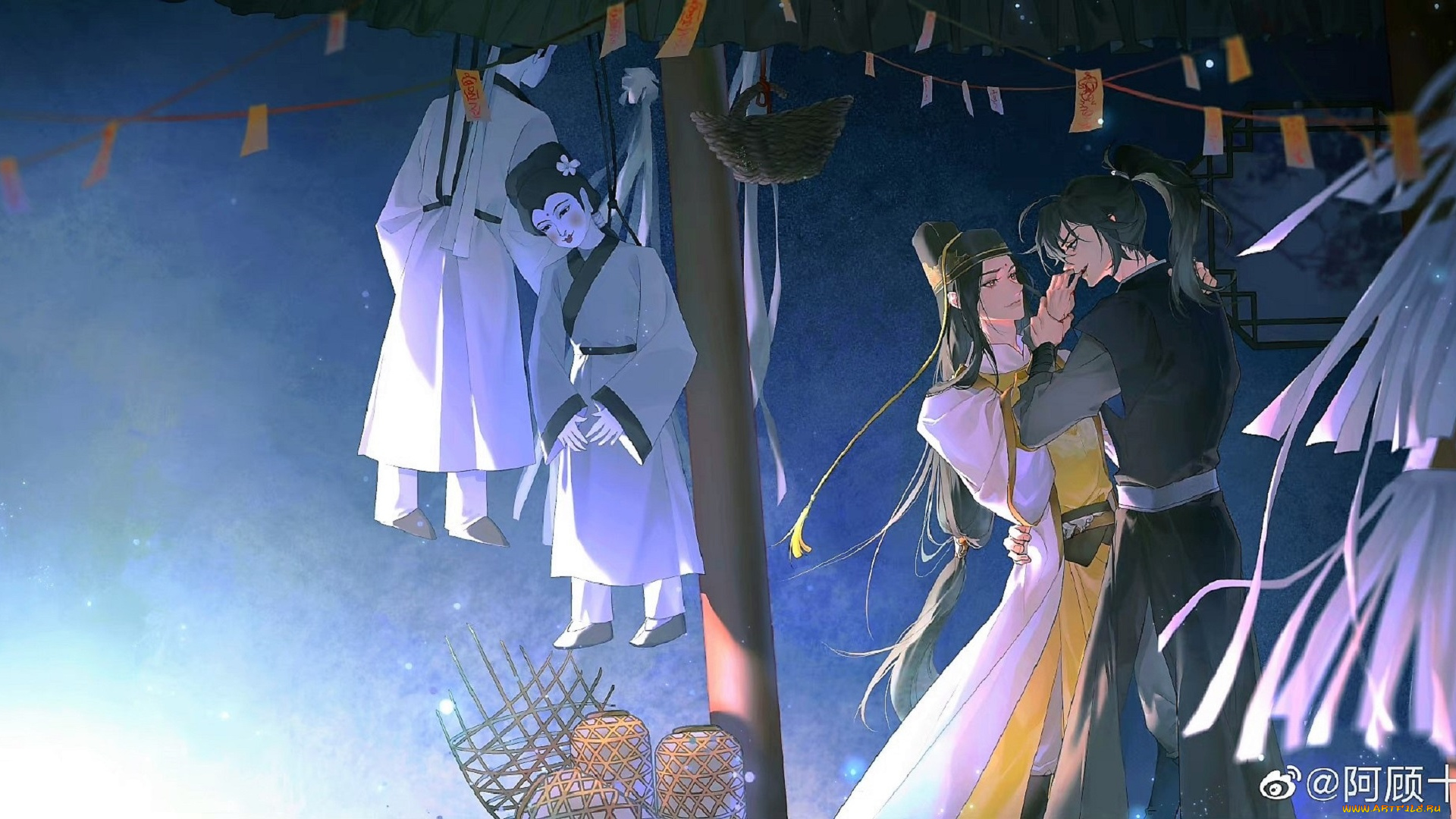 аниме, mo, dao, zu, shi, цзинь, гуанъяо, сюэ, ян, марионетки