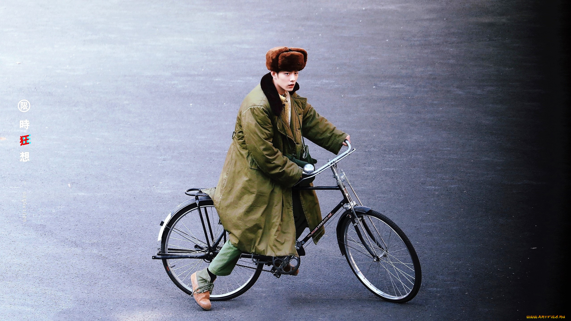 кино, фильмы, where, dreams, begin, велосипед, шапка, пальто