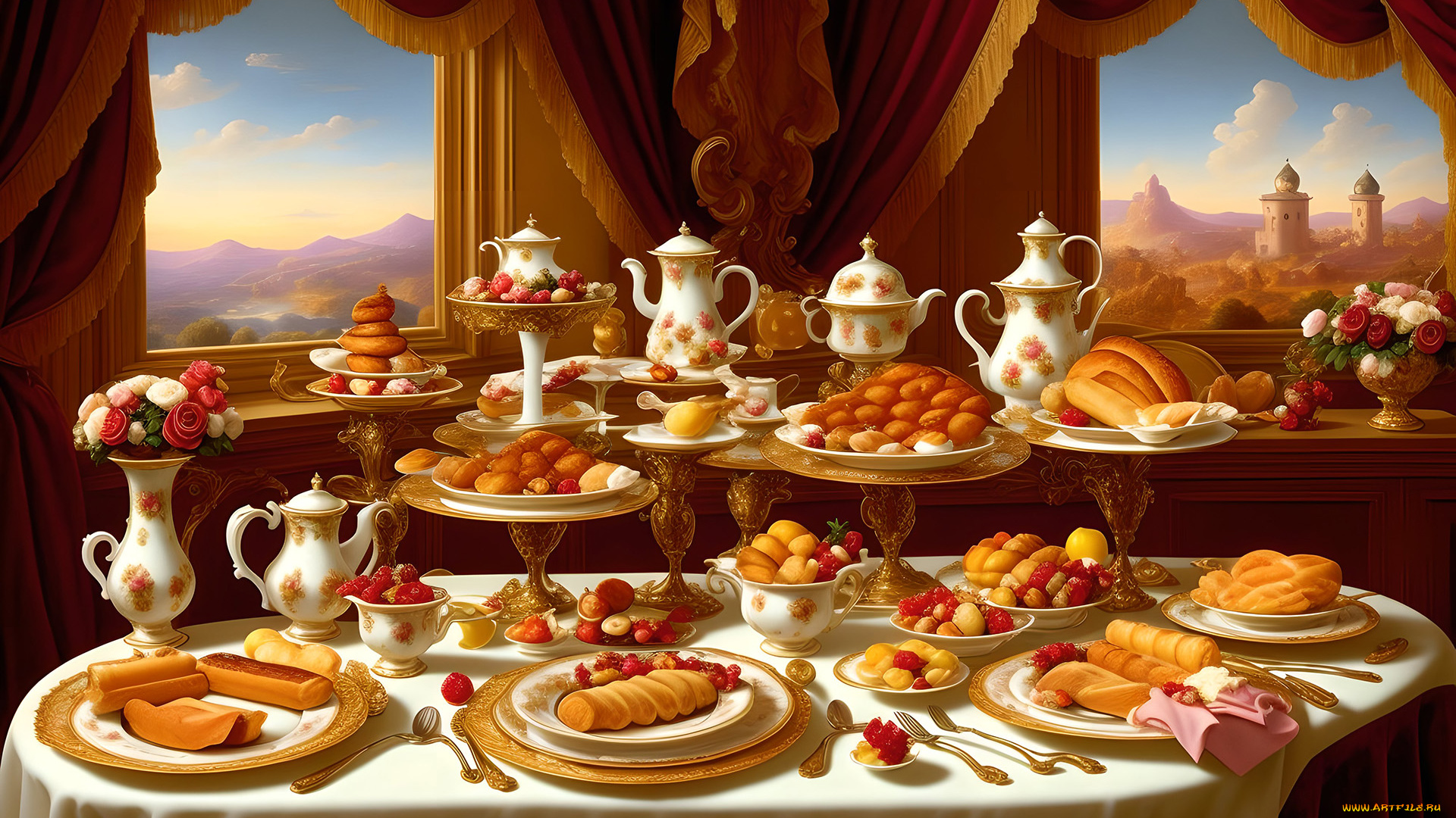 рисованное, еда, нейросети, графика, нейроарт, ai, art, нейронные, сети, рисунки, нейро, искусство