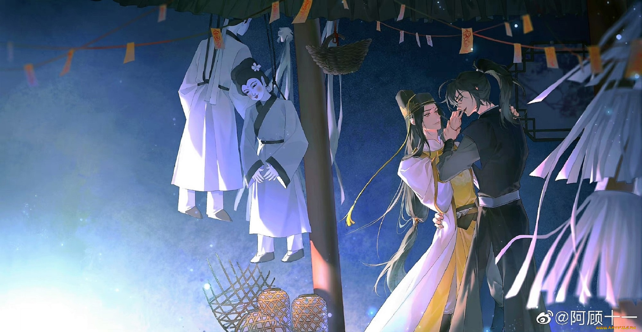 аниме, mo, dao, zu, shi, цзинь, гуанъяо, сюэ, ян, марионетки