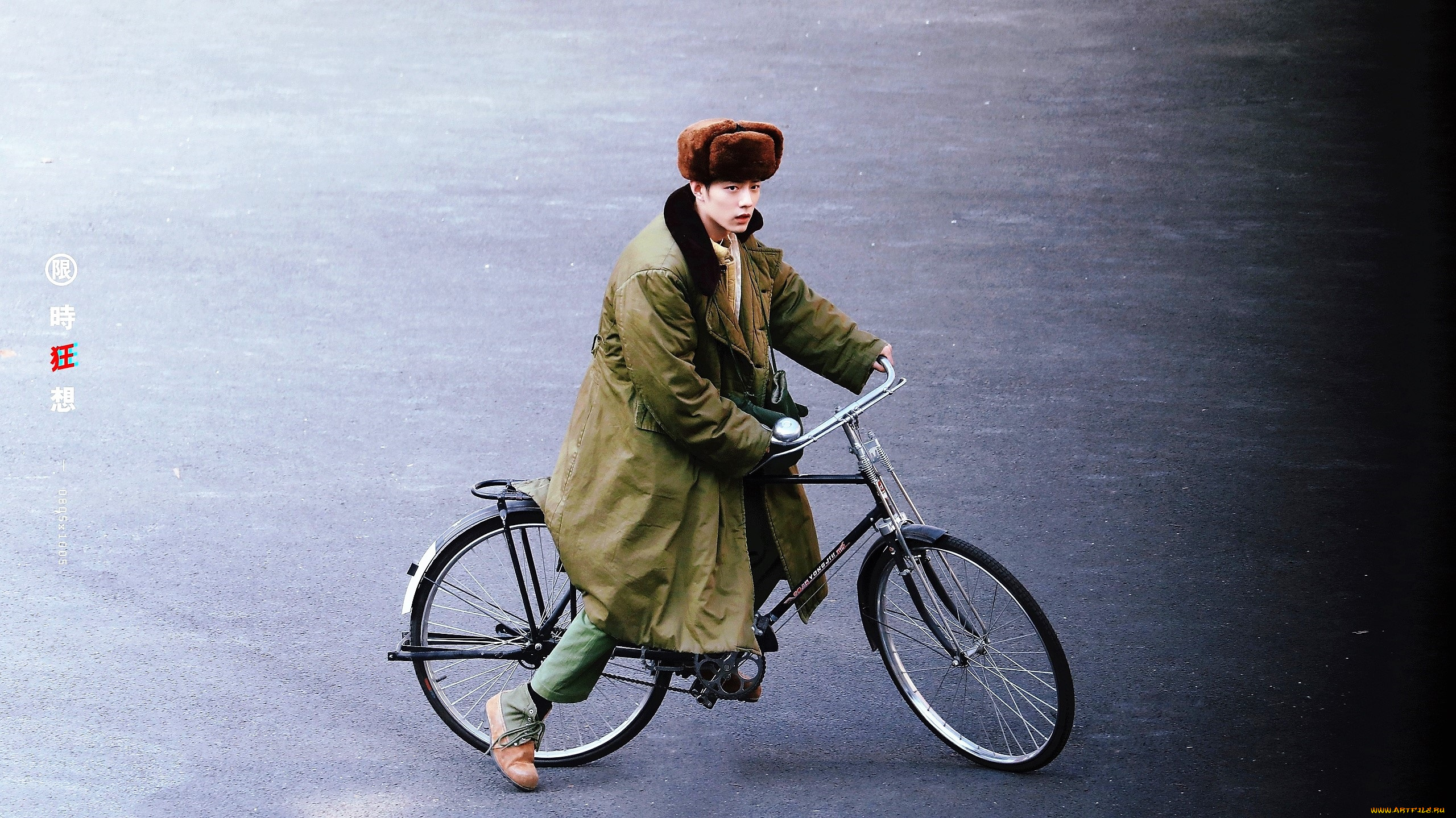 кино, фильмы, where, dreams, begin, велосипед, шапка, пальто