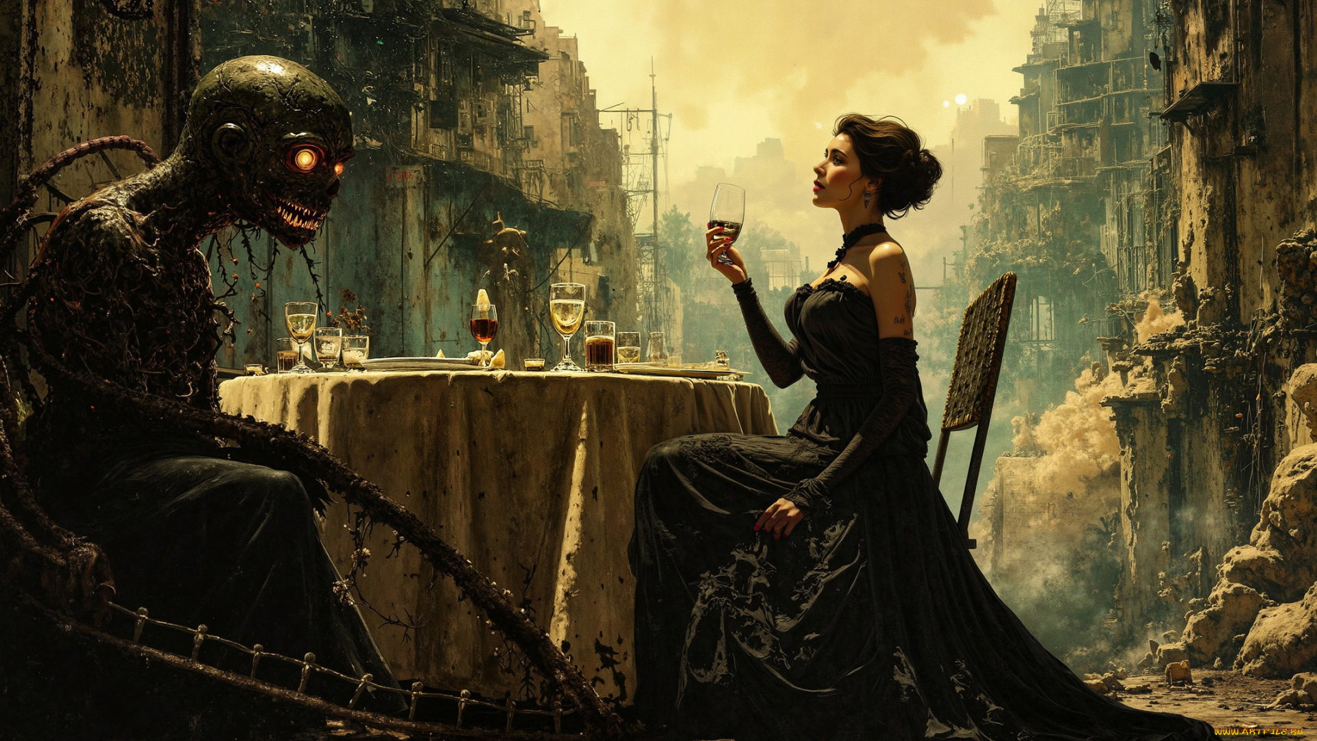 фэнтези, красавицы, и, чудовища, нейросети, графика, нейроарт, ai, art, нейронные, сети, рисунки, нейро, искусство, нейрографика, graphics, neuroart, neural, networks, drawings, neuro, neurography