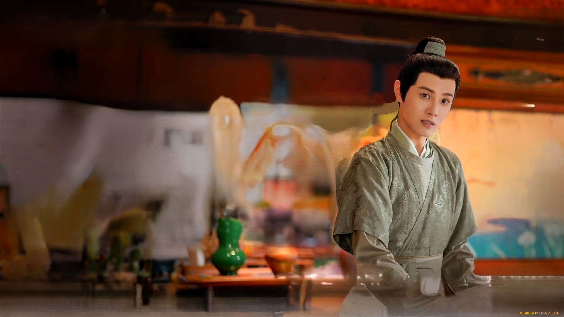 кино, фильмы, follow, your, heart, парень, наряд, столики, посуда