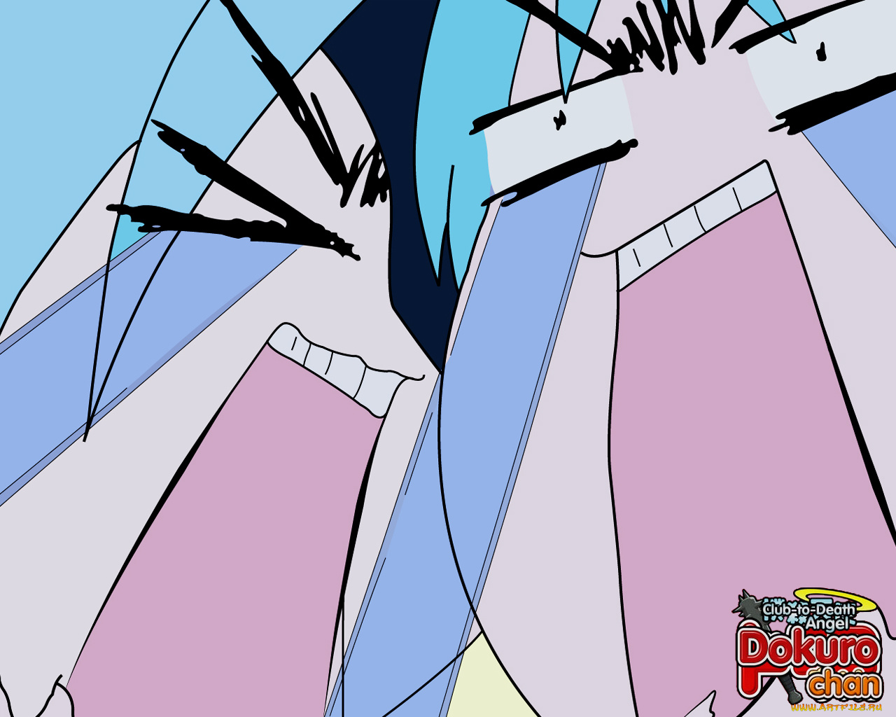 аниме, bokusatsu, tenshi, dokuro, chan