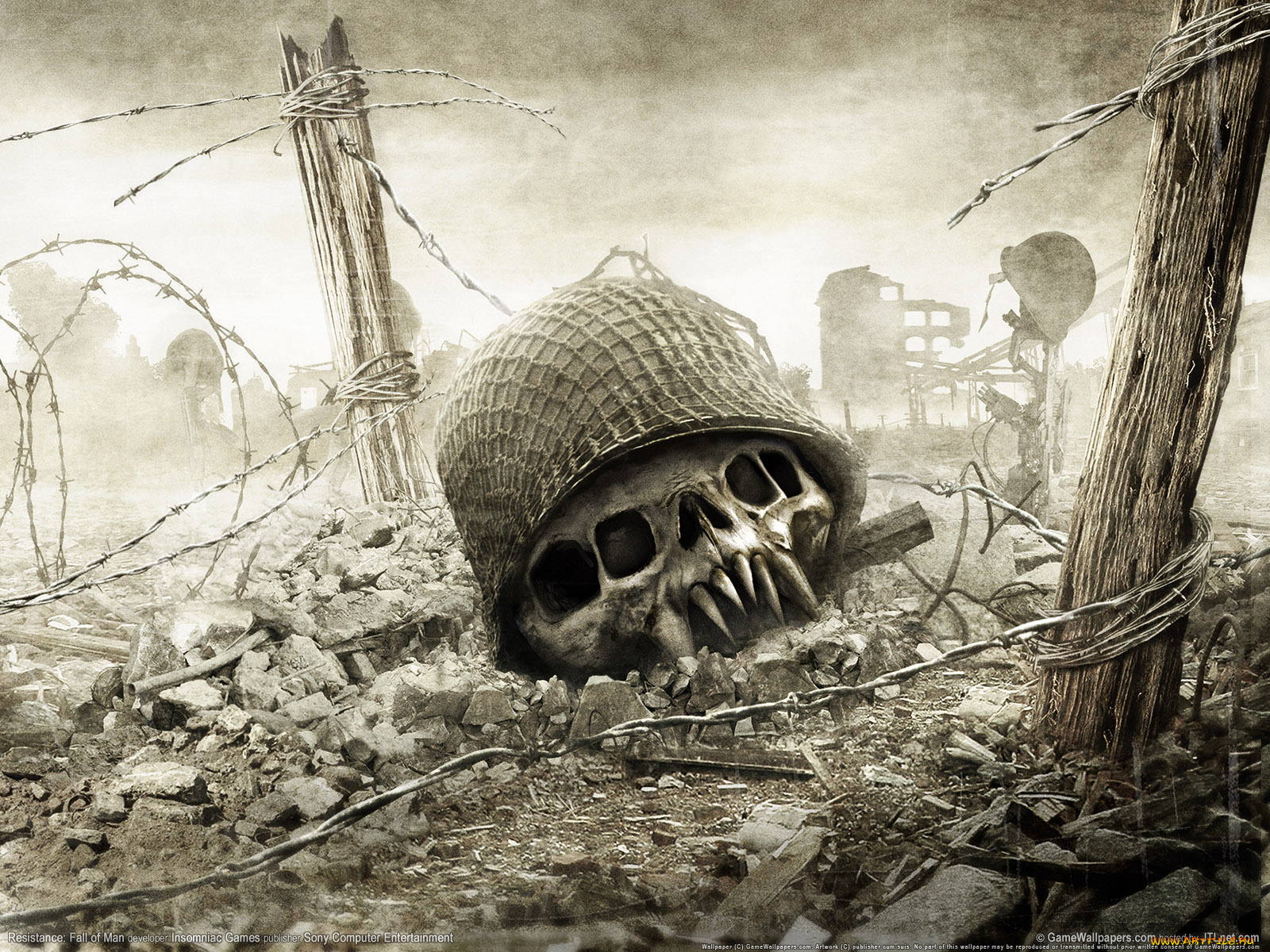 видео, игры, resistance, fall, of, man