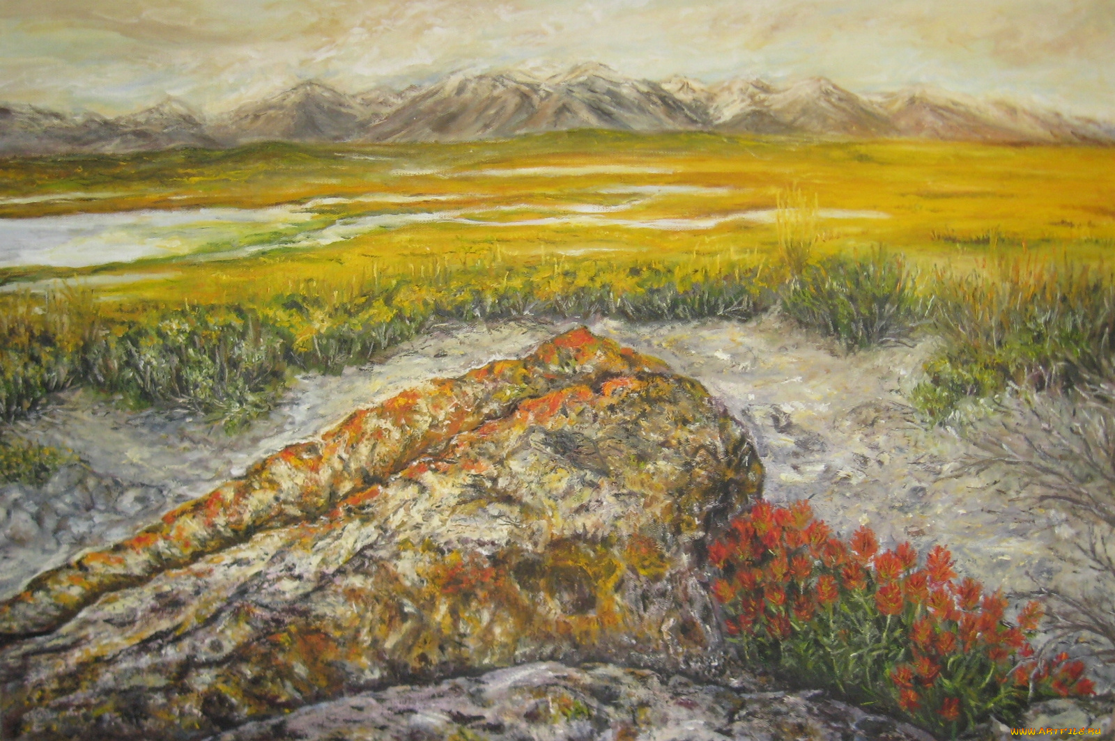 камень, рисованные, природа