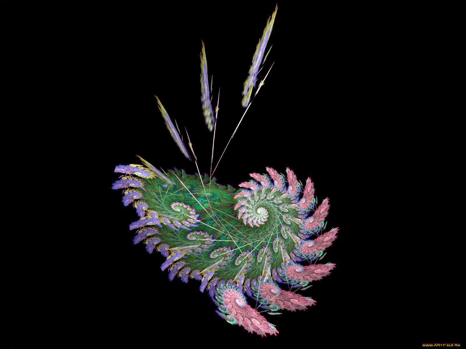 3д, графика, fractal, фракталы, абстракция