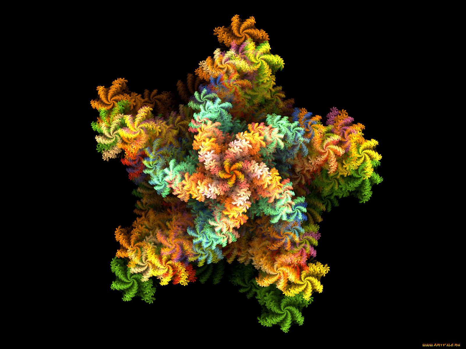 3д, графика, fractal, фракталы, абстракция