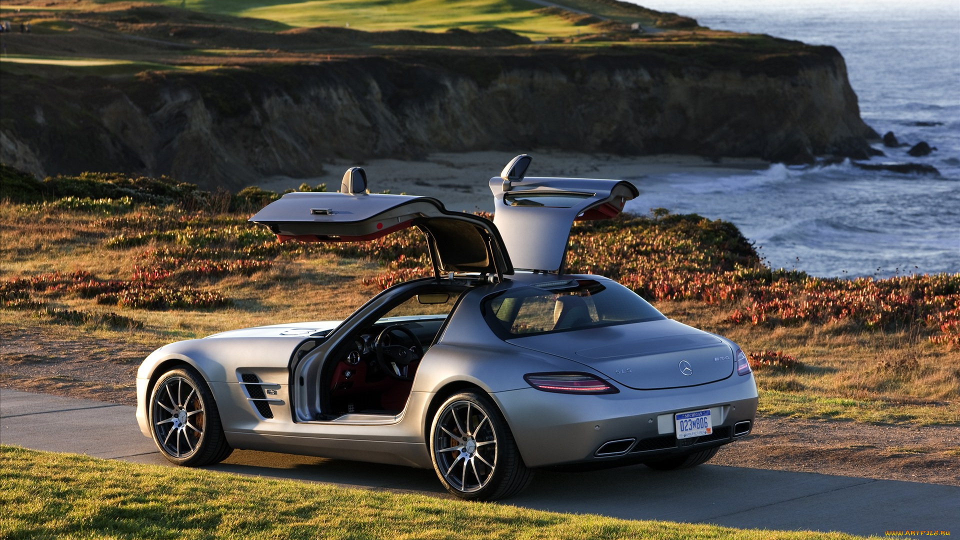 brabus, mercedes, benz, sls, amg, 2011, автомобили, gullwing, doors