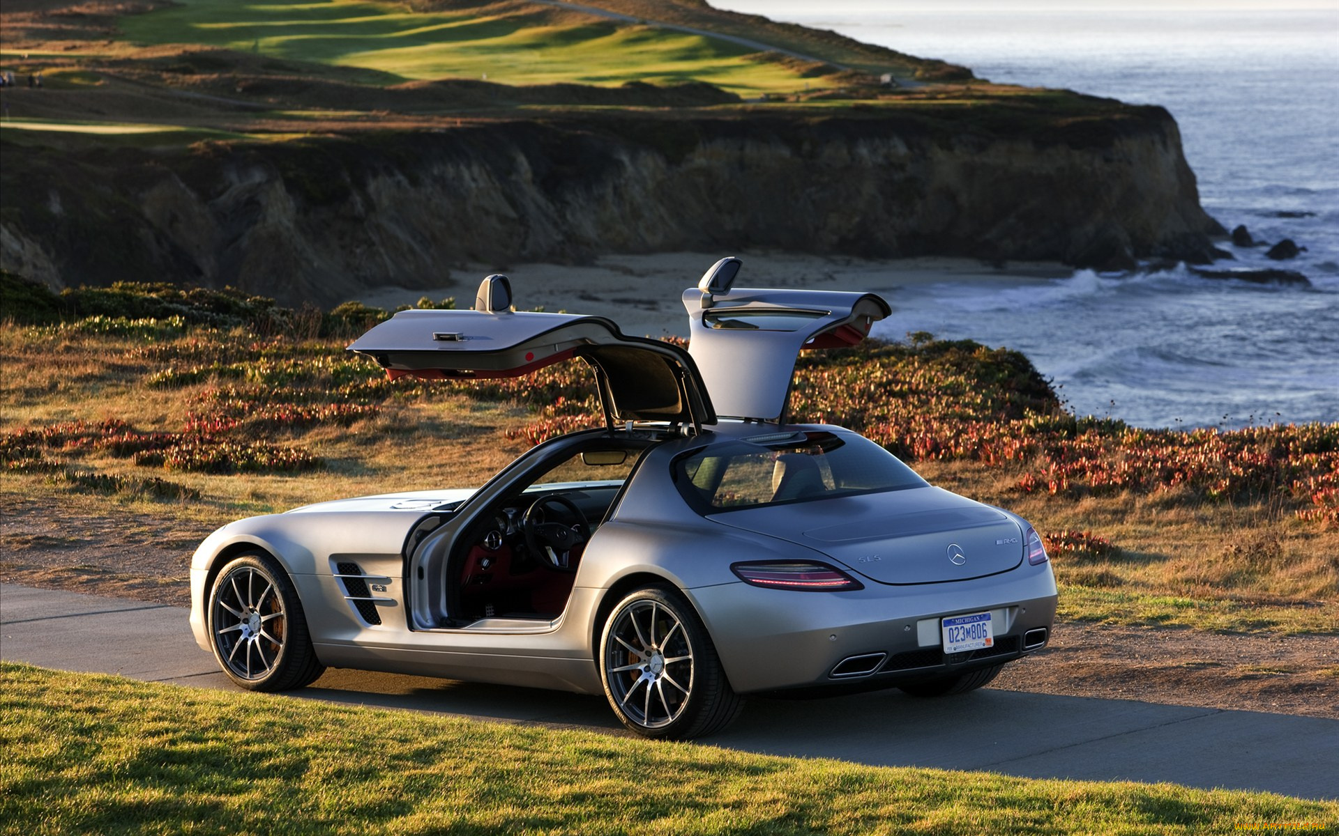 brabus, mercedes, benz, sls, amg, 2011, автомобили, gullwing, doors