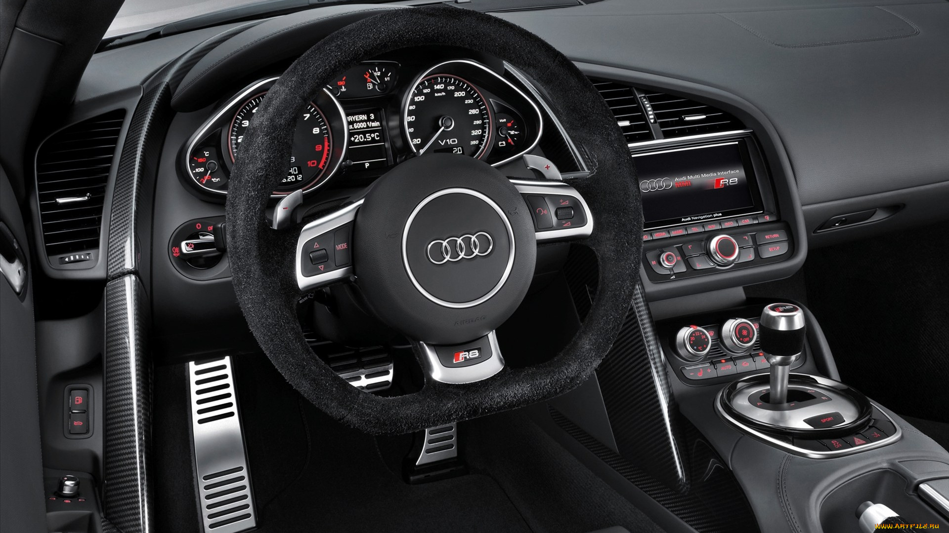 автомобили, спидометры, торпедо, audi, r8