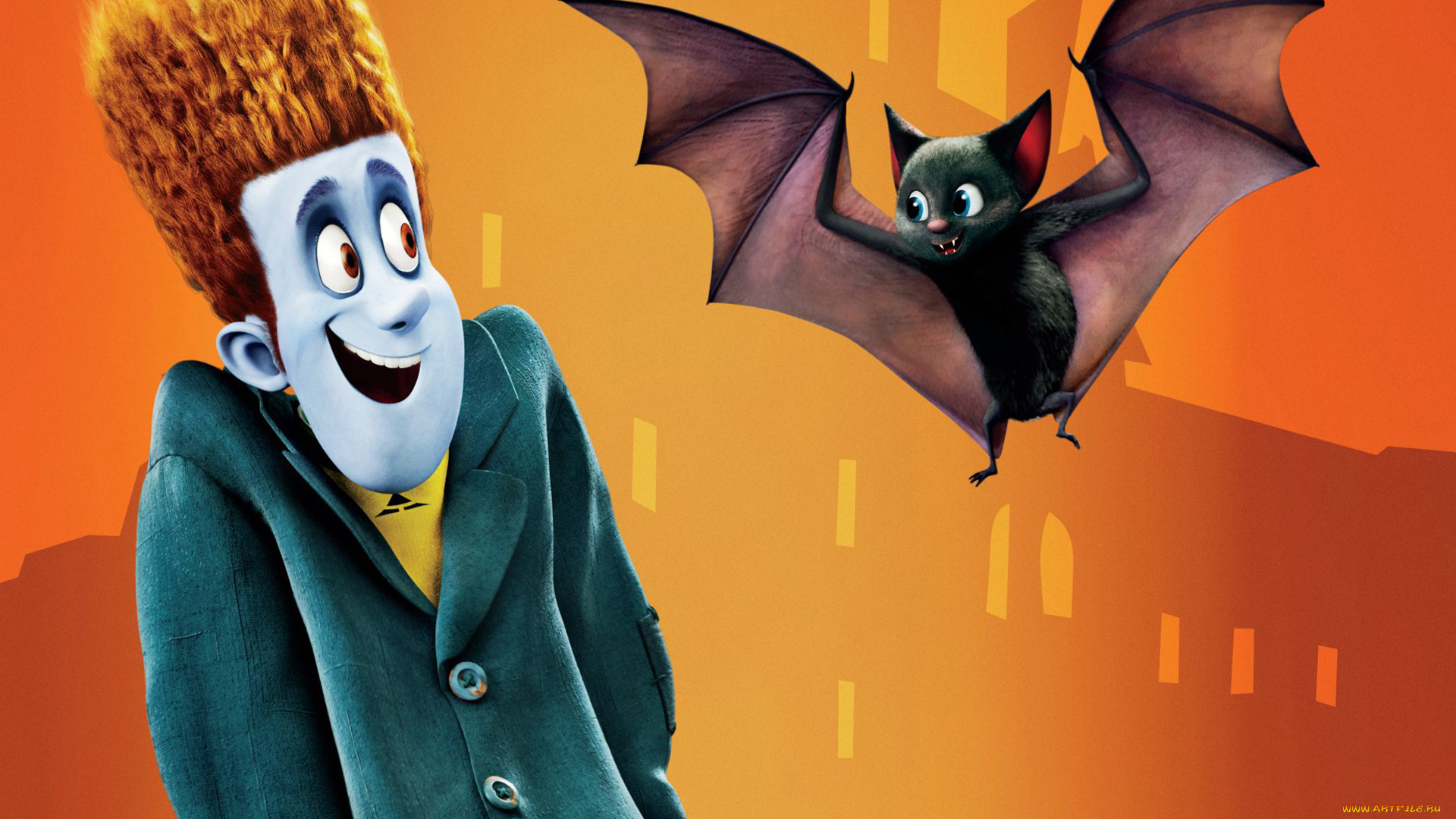 монстры, на, каникулах, мультфильмы, hotel, transylvania, летучая, мышь