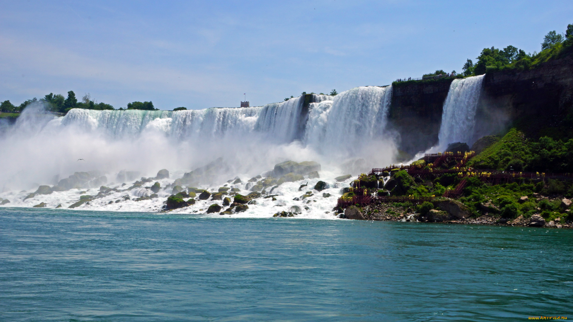 сша, нью, йорк, ниагара, природа, водопады, нью-йорк, водопад