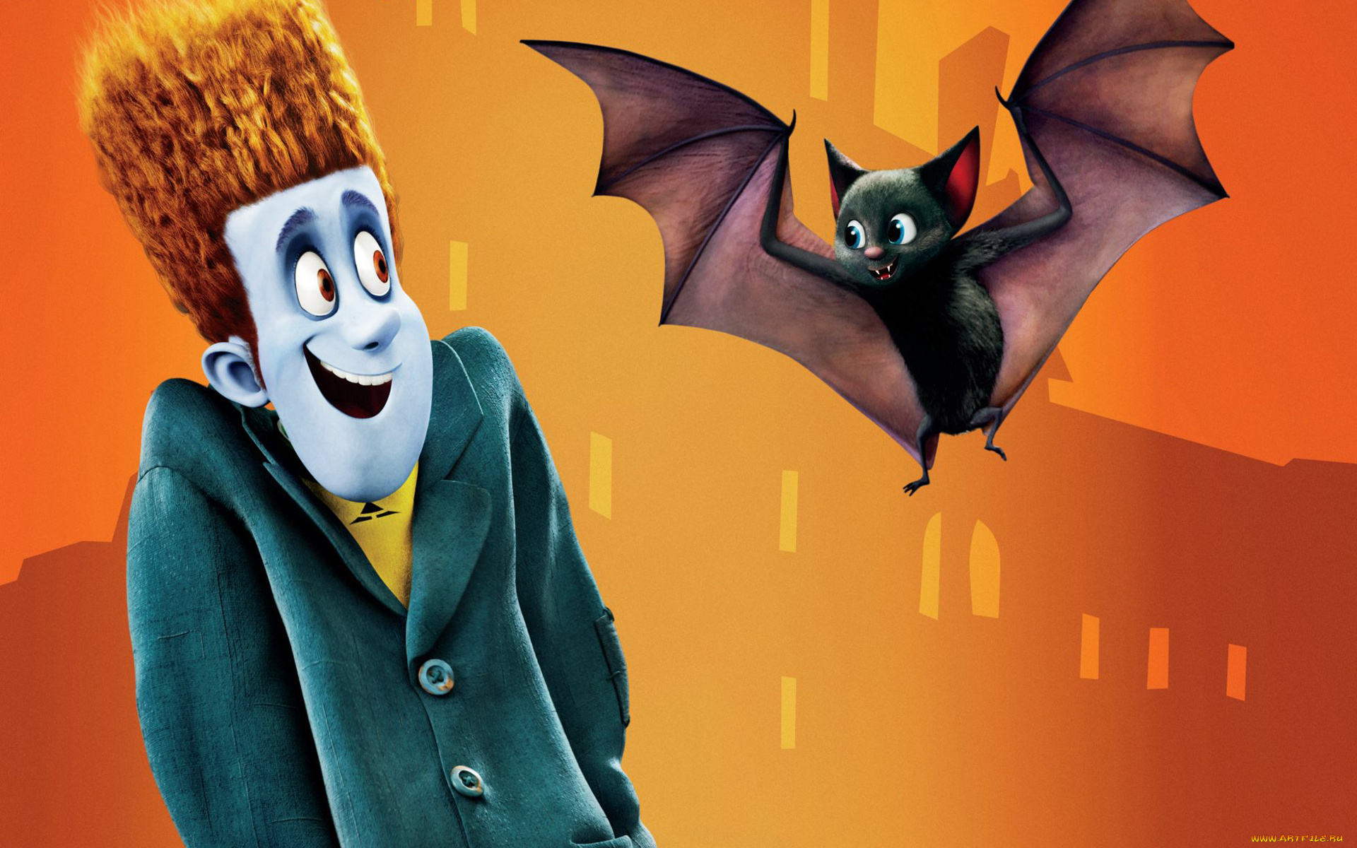 монстры, на, каникулах, мультфильмы, hotel, transylvania, летучая, мышь