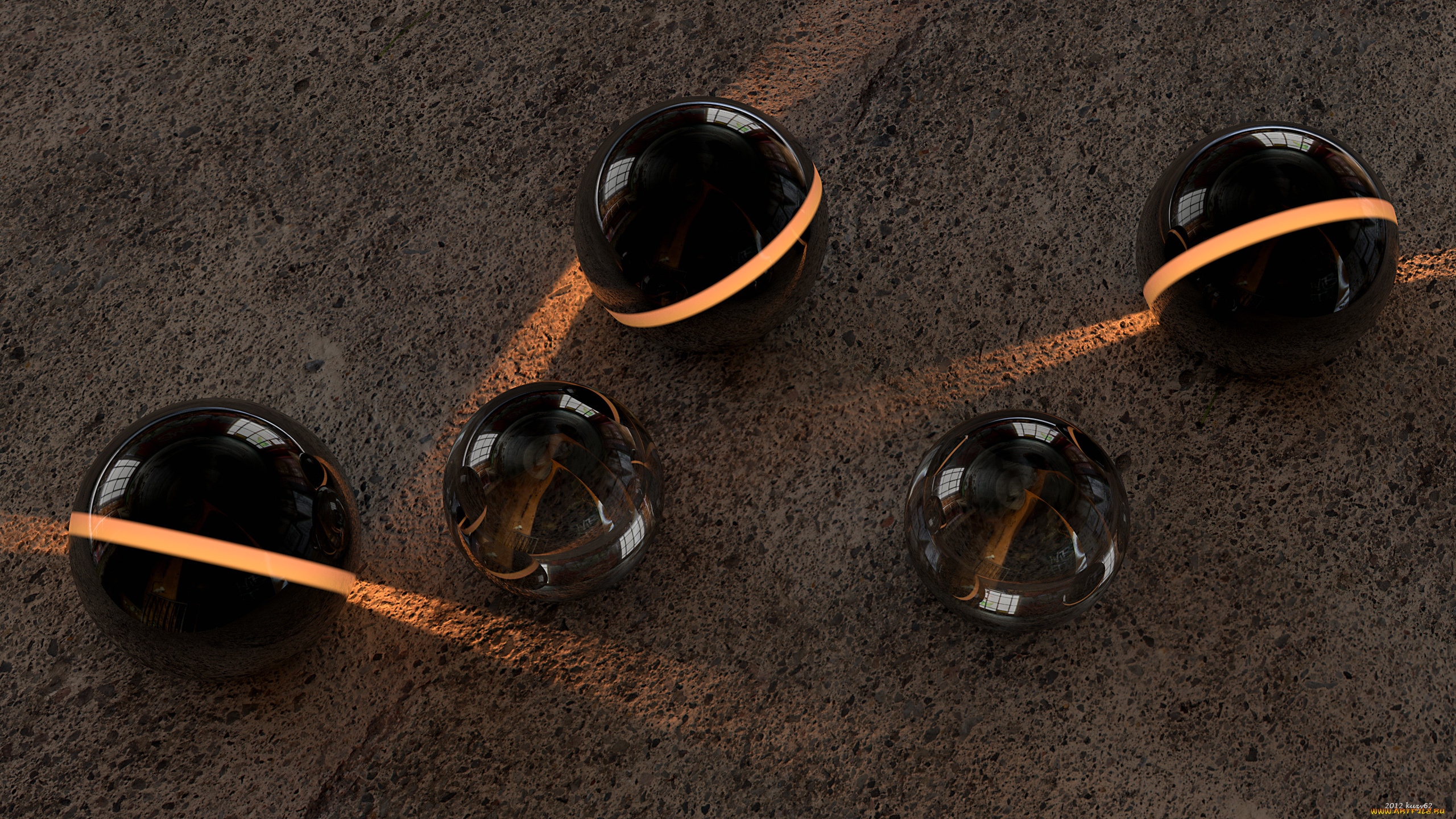 3д, графика, шары, фон