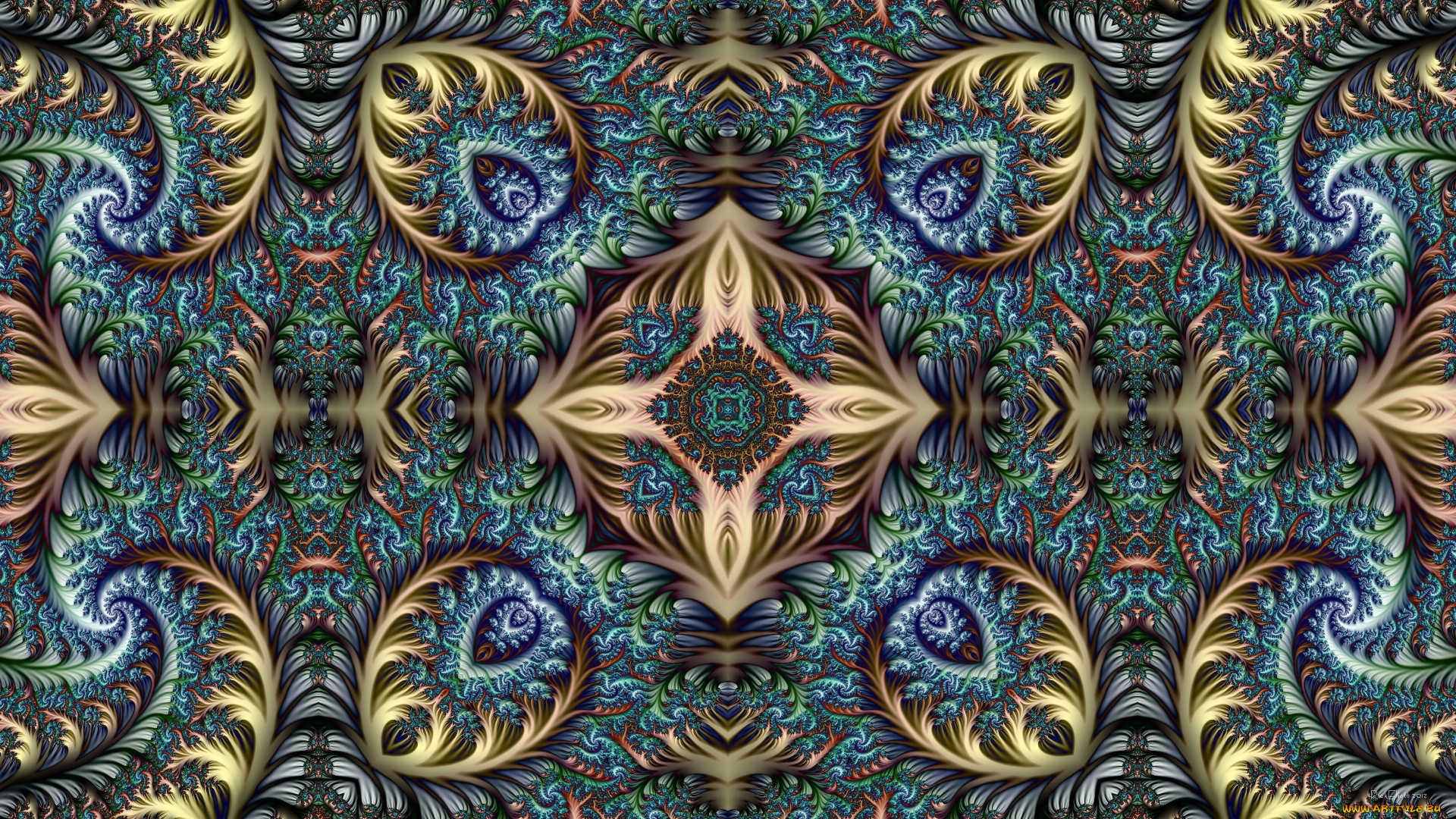 3д, графика, фракталы, , fractal, цвета, фон, узор