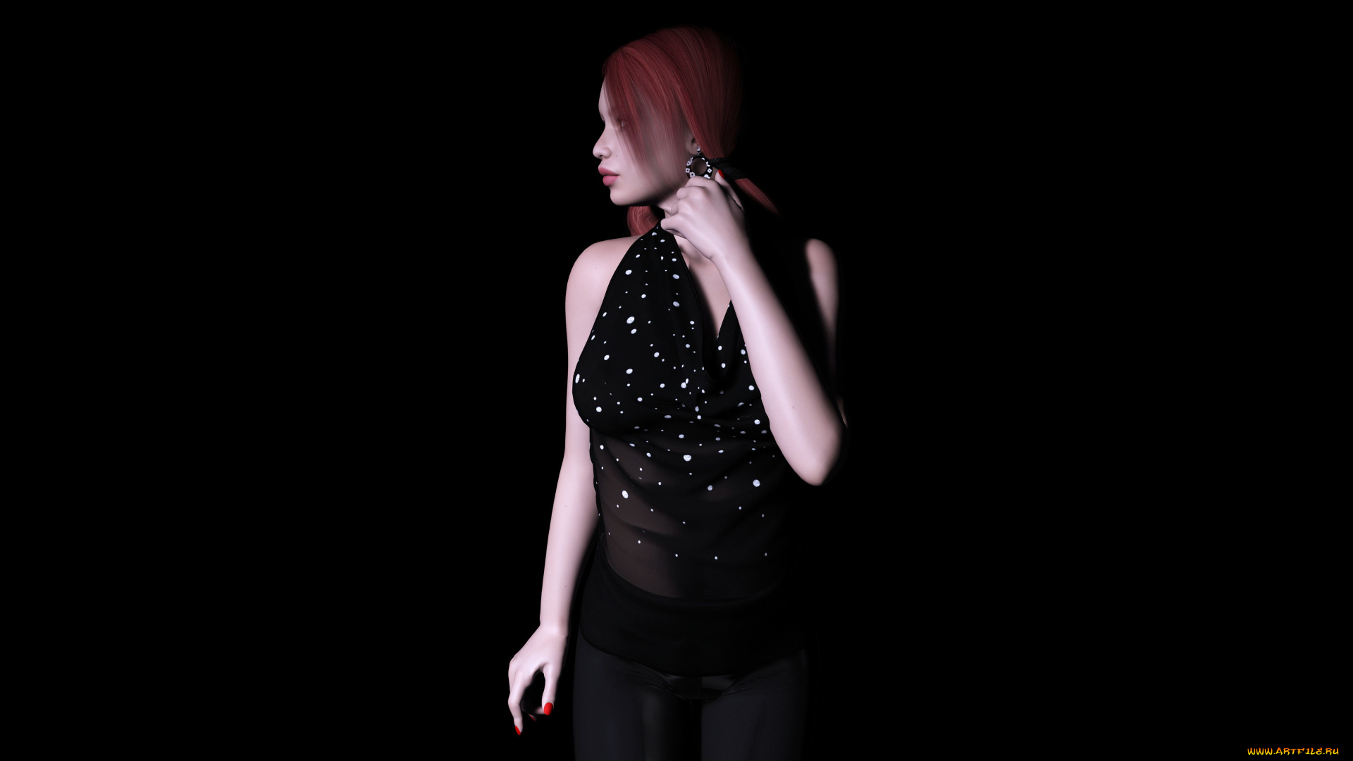 3д, графика, люди, , people, девушка, взгляд