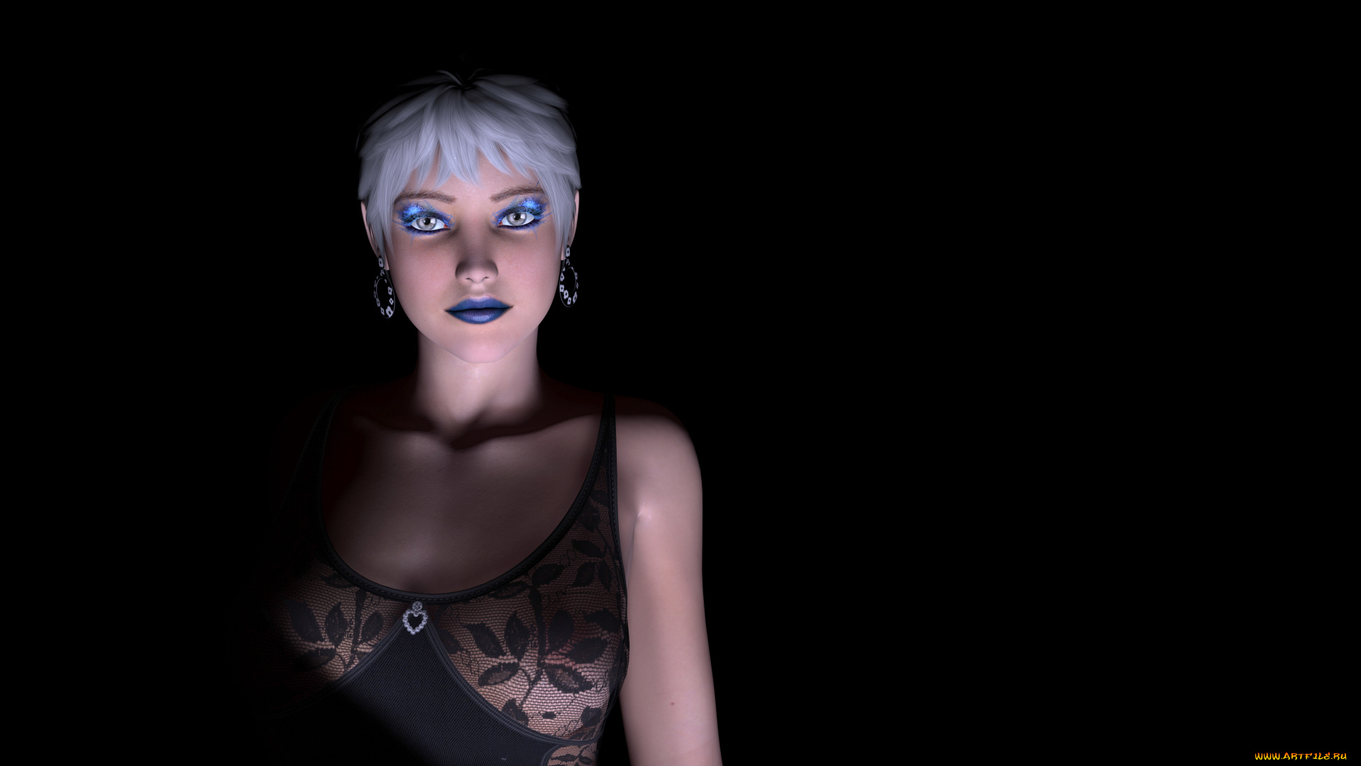 3д, графика, люди, , people, девушка, взгляд