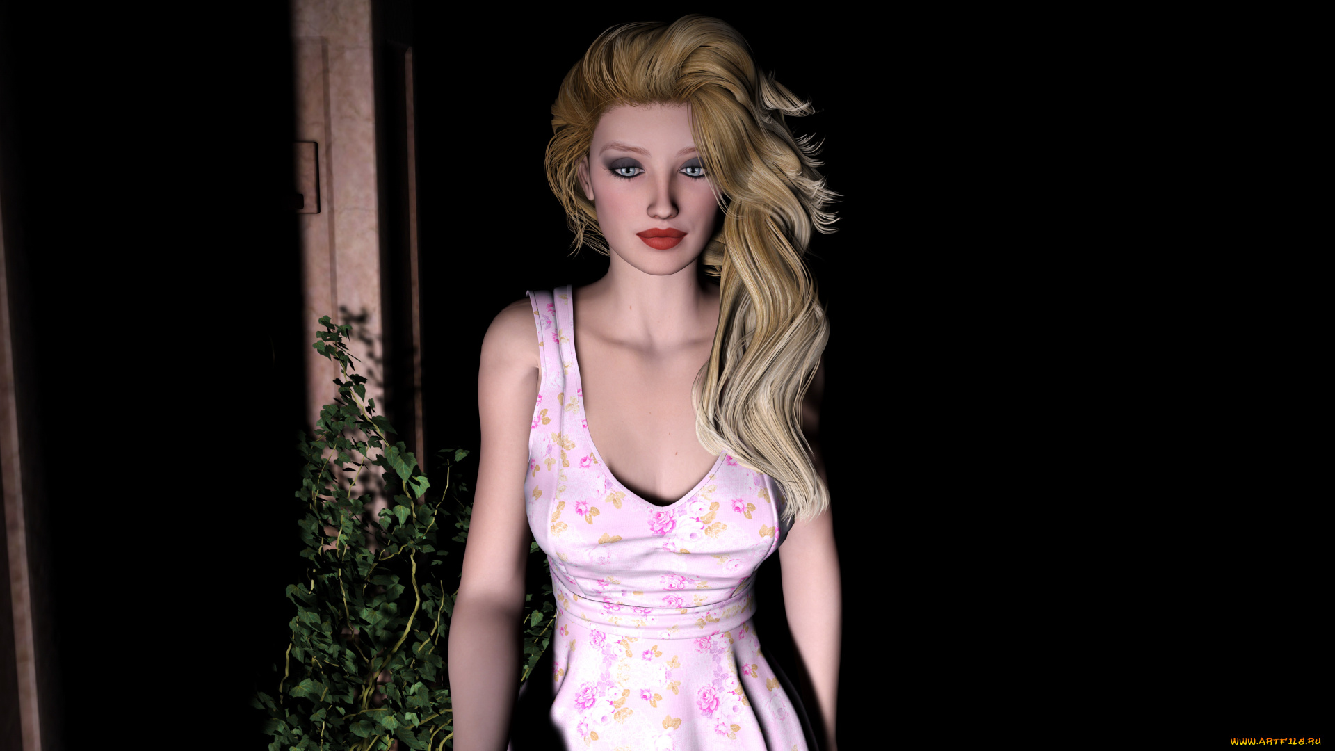 shelby, 3д, графика, люди, , people, девушка, взгляд